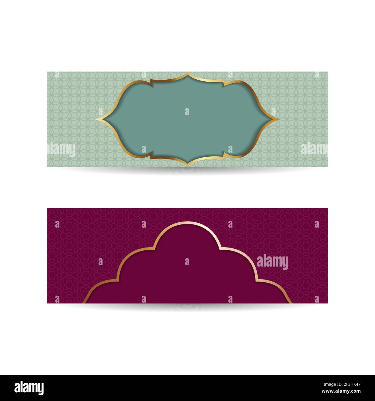 Sfondo astratto con ornamento tradizionale. Illustrazione vettoriale. Banner di sfondo islamico Illustrazione Vettoriale