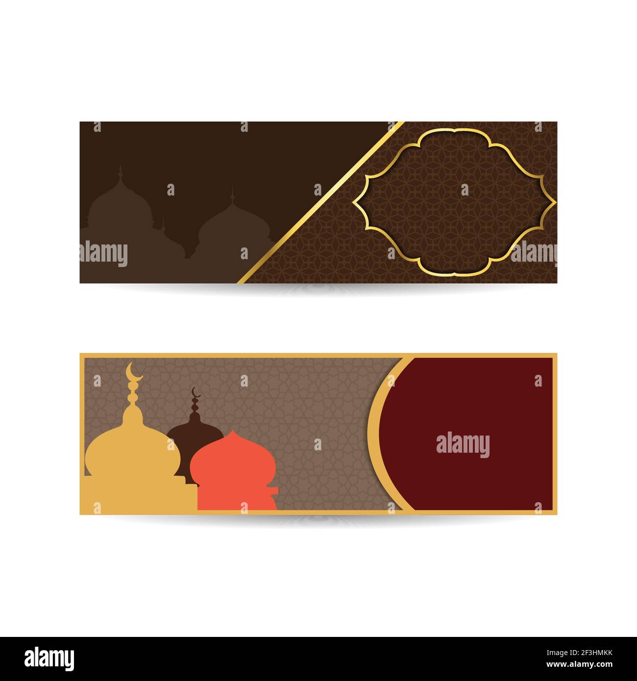 Illustrazione vettoriale Ramadan Kareem. Moschea costruzione Ramadan Kareem religione musulmana mese Santo. Flat Vector Illustration. Banner di sfondo islamico Illustrazione Vettoriale