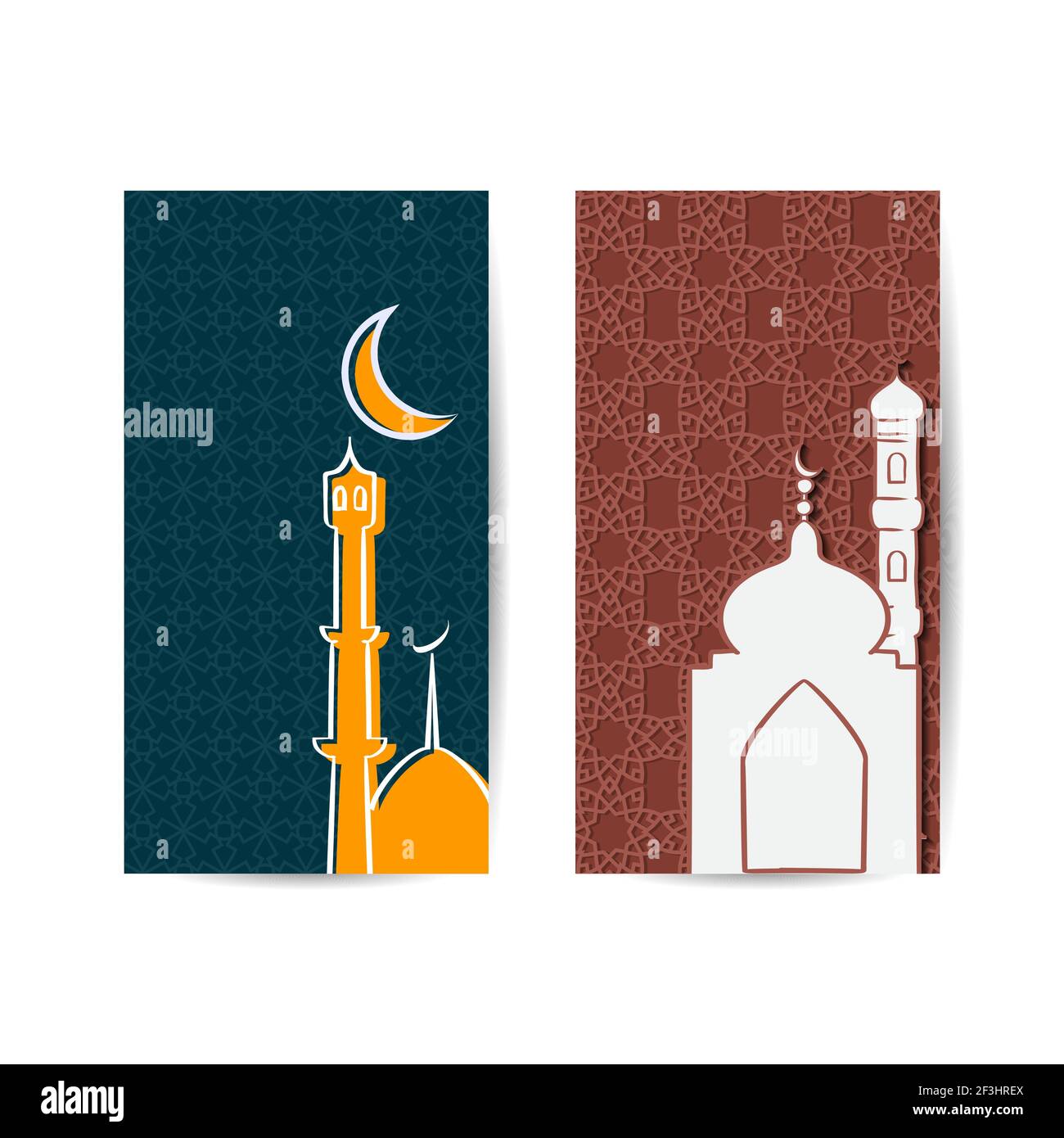 ramadan kareem sfondo islamico. Sfondo astratto con ornamento tradizionale. Illustrazione vettoriale. Banner di sfondo islamico Illustrazione Vettoriale