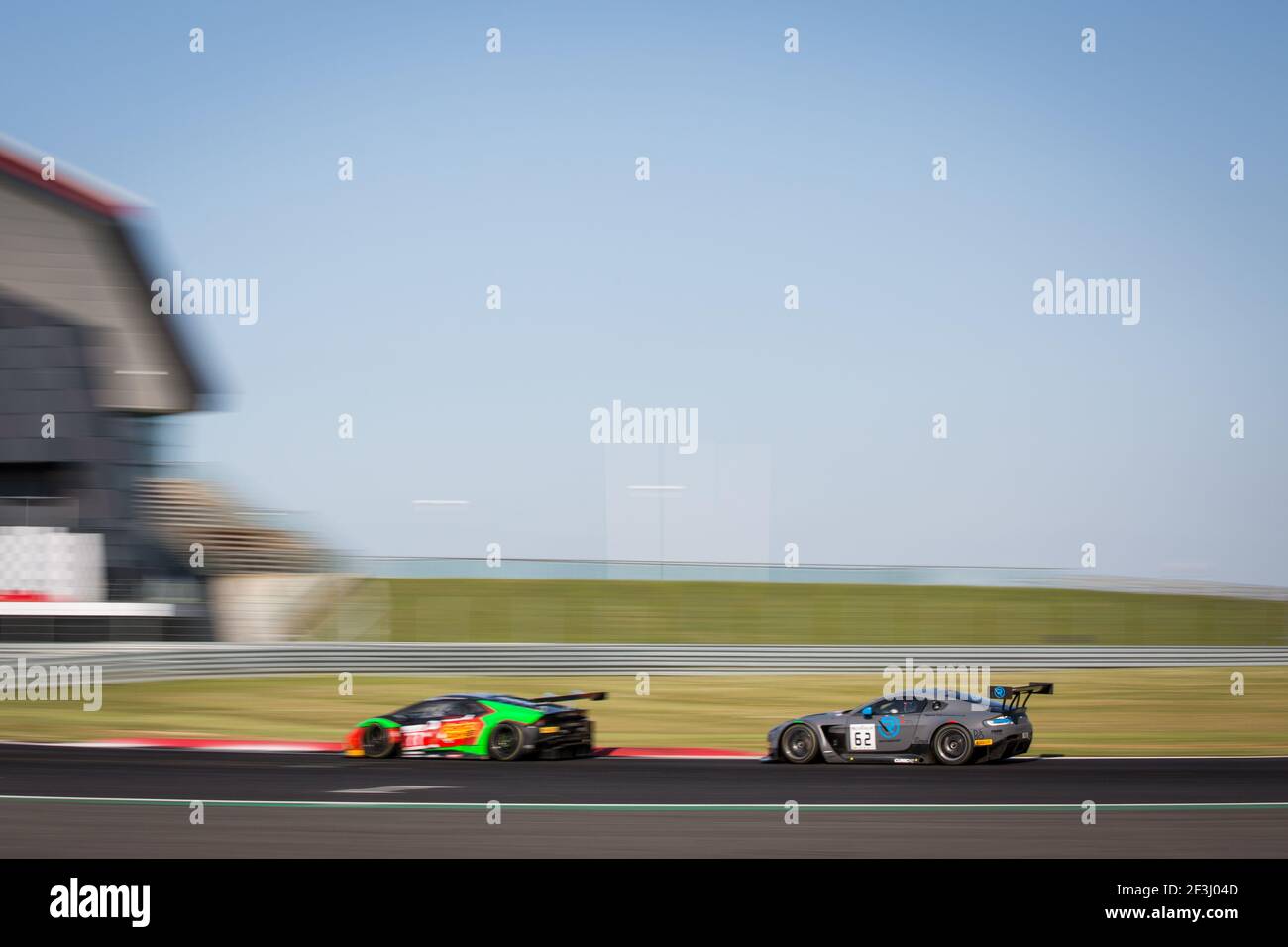 62 Alex Brundle, Maxime Martin, Marvin Kirchhöfer R-Motorsport Aston Martin V12 Vantage, azione durante la serie Blancpain GT, a Silverstone, 2018, Gran Bretagna, dal 18 al 20 maggio - Foto Antonin Vincent / DPPI Foto Stock