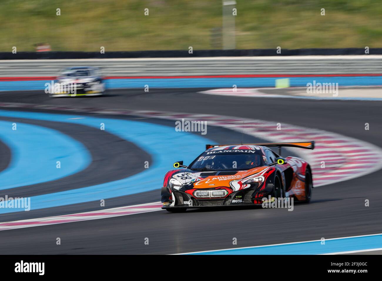 58 LEGODAR come, (fra), WATSON Andrew, (gbr), BARNICOAT ben, (gbr), Garage 59 McLaren 650 S GT3, azione durante la 1000 km Blancpain GT Series endurance Cup a le Castellet, dal 1 al 2 giugno 2018 - Foto Marc de Mattia / DPPI Foto Stock