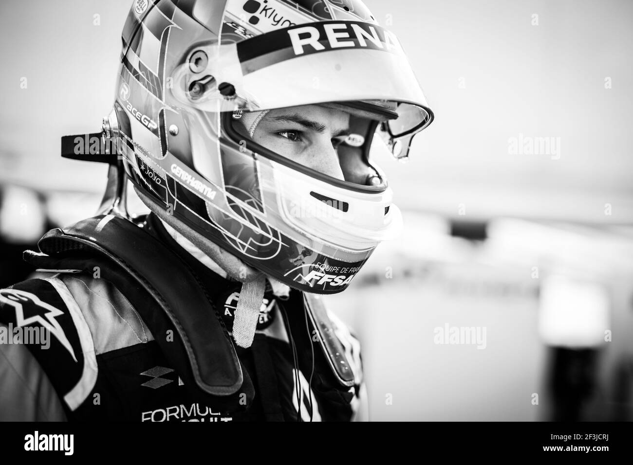 MARTINS Victor (fra), FR 2.0 Eurocup Renault team R-Ace GP, ritratto durante, 2018 Eurocup Formula Renault 2.0, a Silverstone, Gran Bretagna, dal 18 al 20 maggio - Foto Antonin Vincent / DPPI Foto Stock