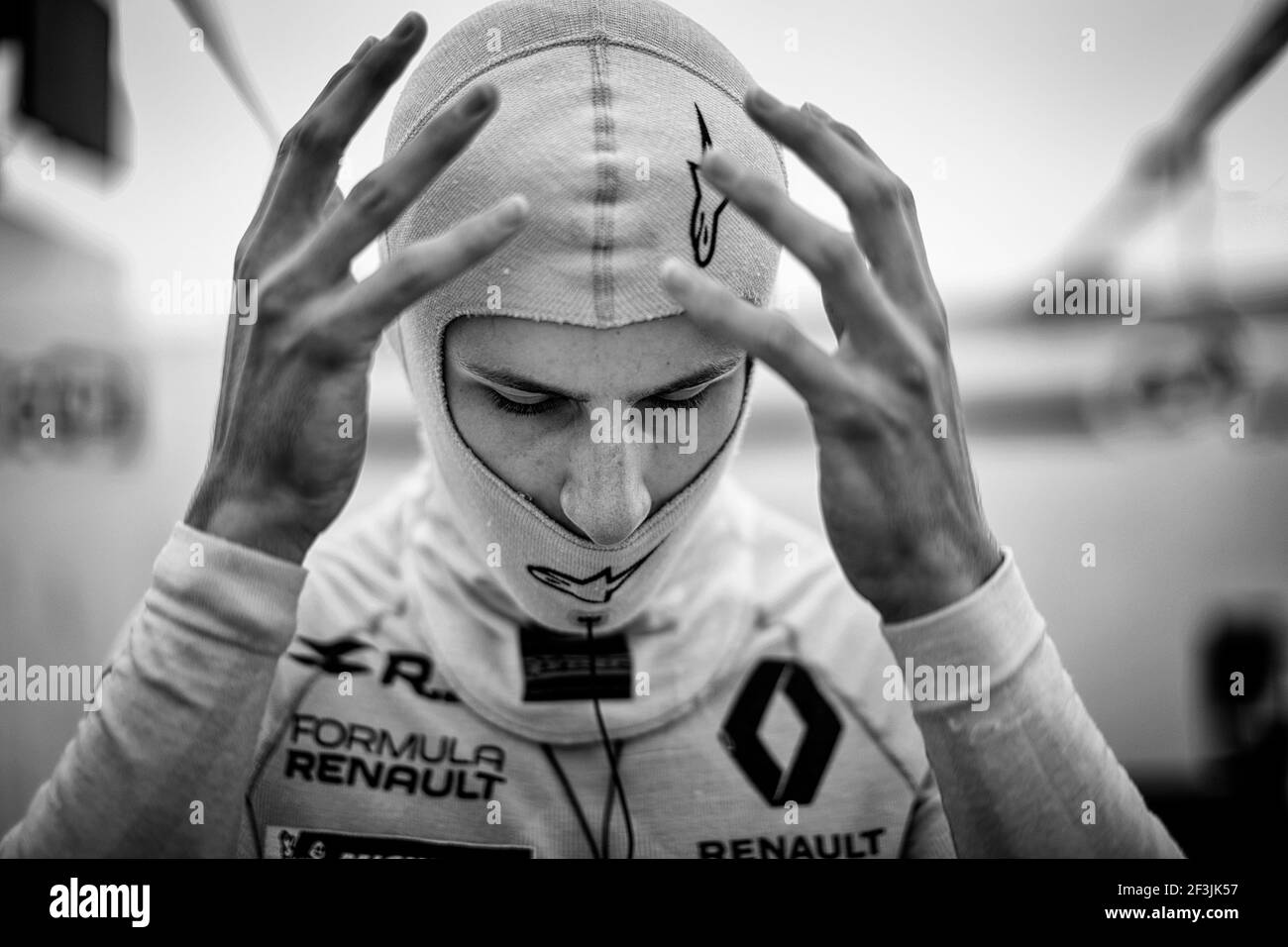 MARTINS Victor (fra), FR 2.0 Eurocup Renault team R-Ace GP, ritratto durante la Eurocup 2018 Formula Renault 2.0 a Spa Francorchamps, Belgio, dal 26 al 29 luglio - Foto Francois Flamand/DPPI Foto Stock