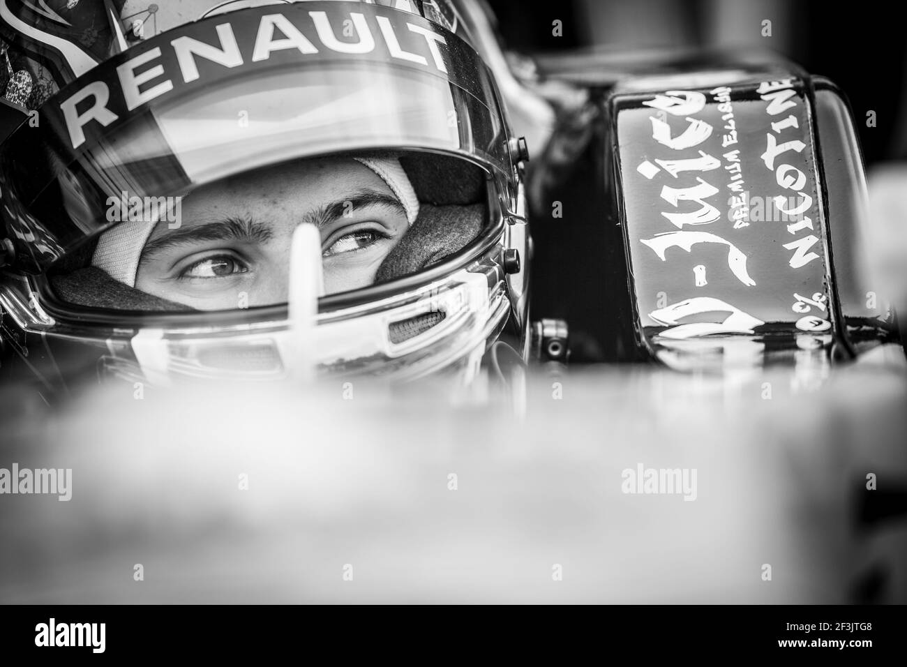 FEWTRELL Max (gbr), FR 2.0 Eurocup Renault, team R-Ace GP, ritratto durante la gara Eurocup 2018 di Formula Renault 2.0 ad Hockenheim dal 21 al 23 settembre, in Germania - Photo Clement Luck / DPPI Foto Stock