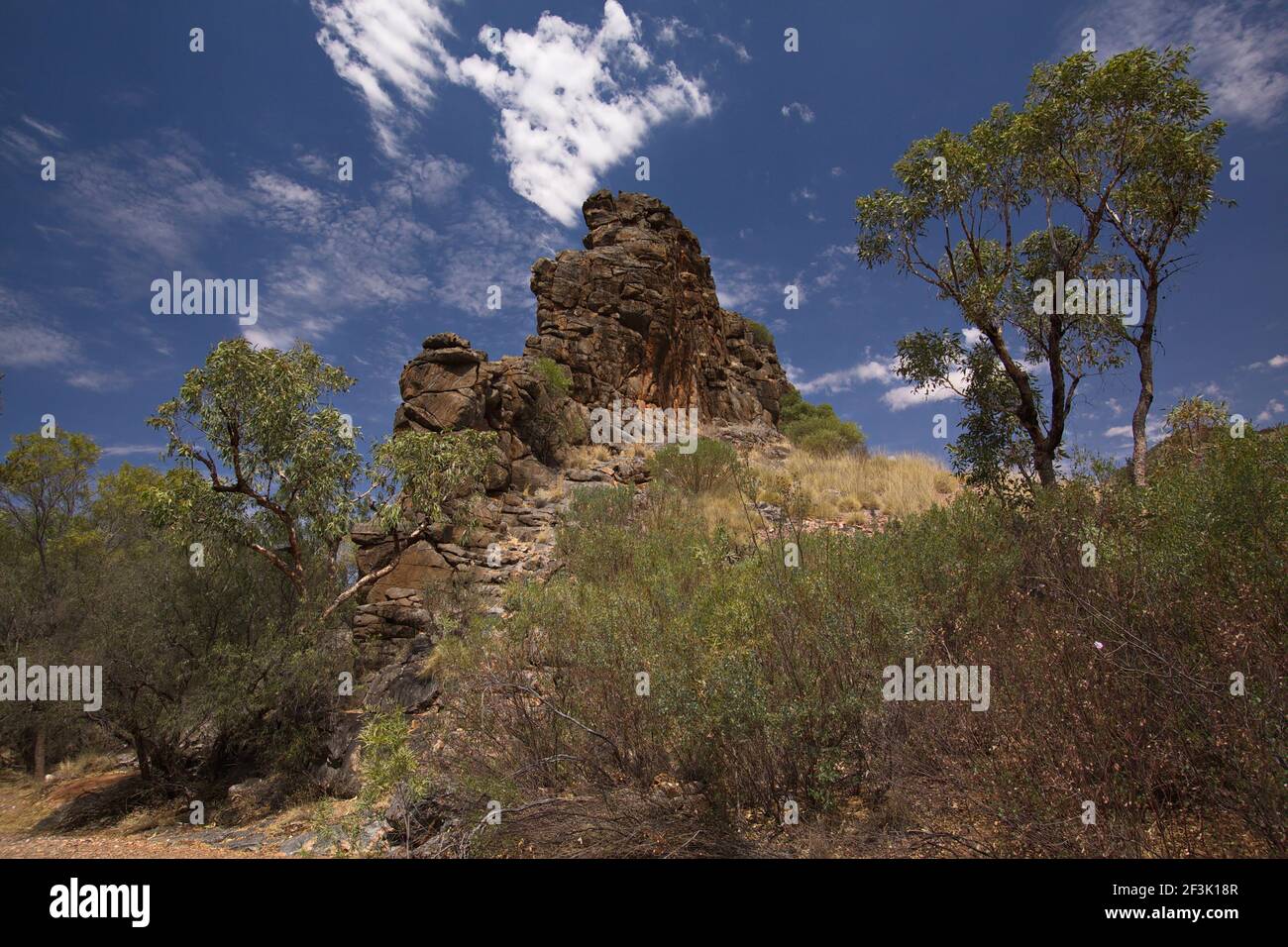 Corroboree Rock nel territorio del Nord, Australia Foto Stock