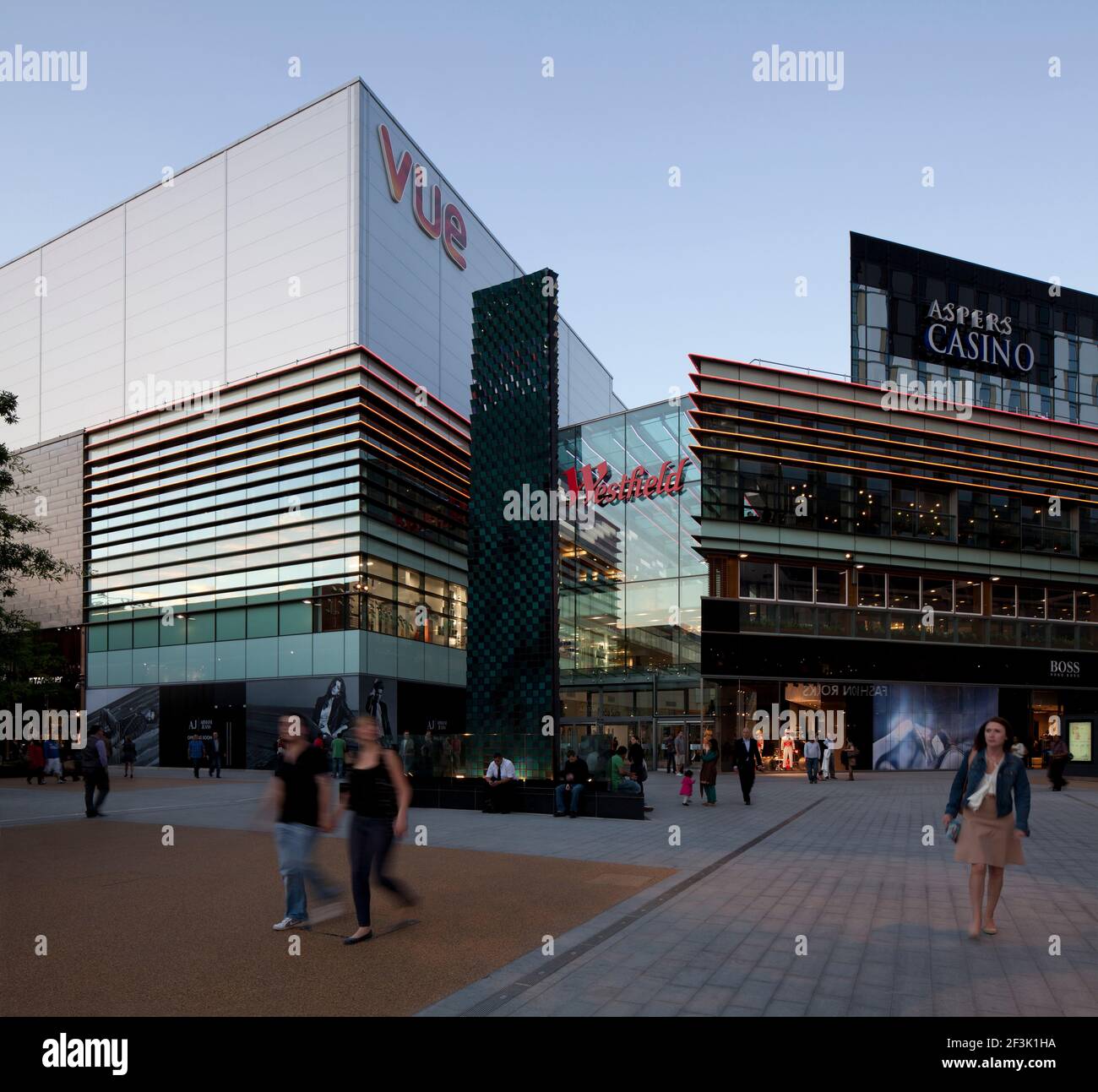 Westfield Stratford City, Olympic Park, Londra, Regno Unito. Architetto: Il Gruppo Buchan Foto Stock