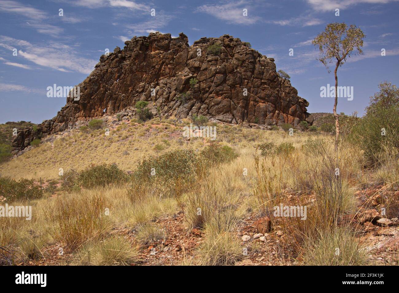 Corroboree Rock nel territorio del Nord, Australia Foto Stock