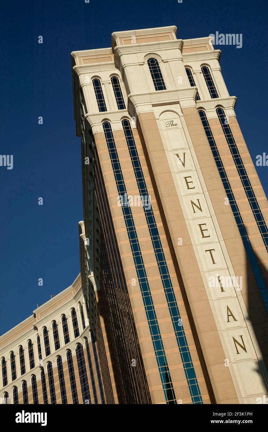 L'hotel e casinò Veneziano, Las Vegas, Nevada Foto Stock