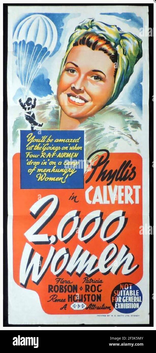 2000 DONNE aka duemila donne. Un film di Gainsborough Studios del 1944 con Phyllis Calvert Foto Stock