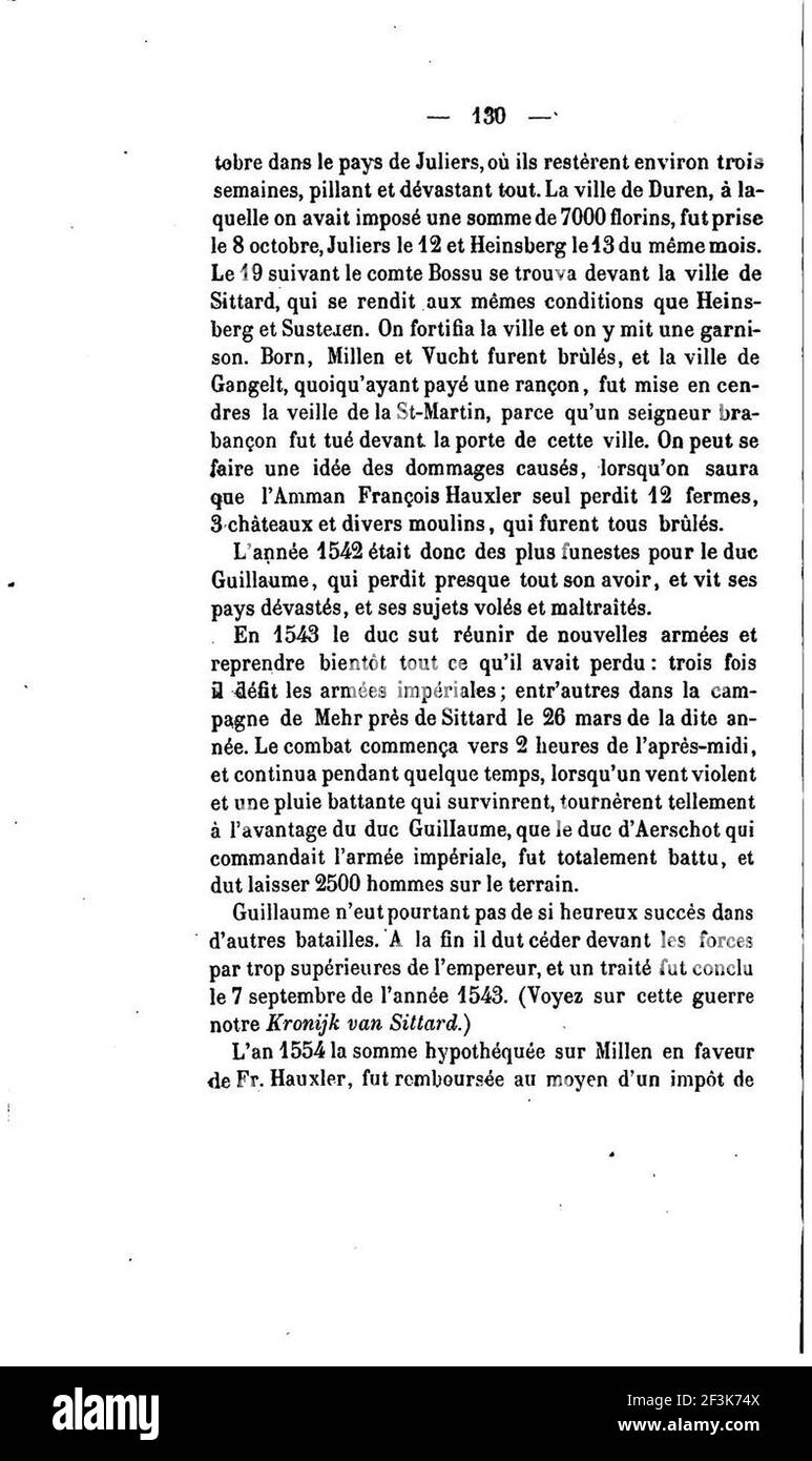 Publications de la société d'archéologie dans le duché de Limbourg vol 001 p 130. Foto Stock