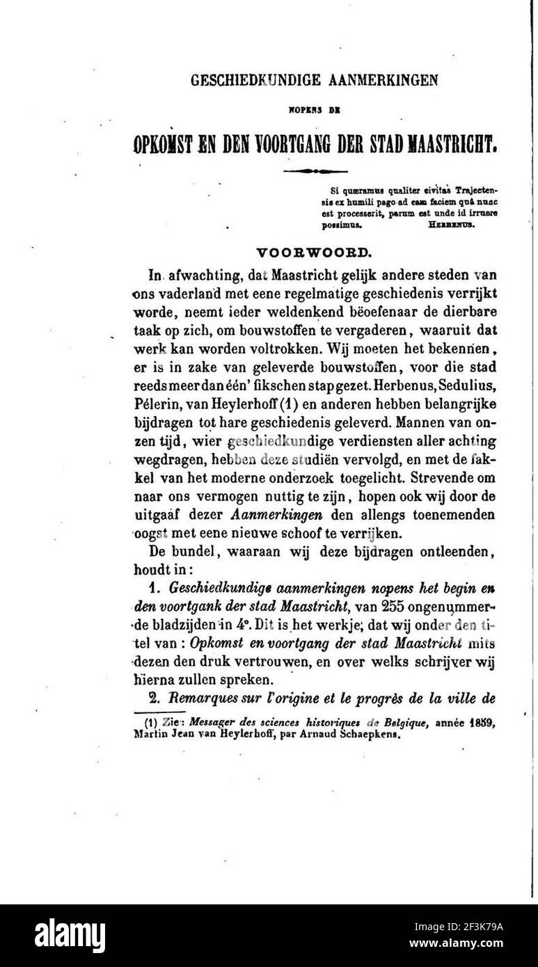 Publications de la société d'archéologie dans le duché de Limbourg vol 001 p 154. Foto Stock