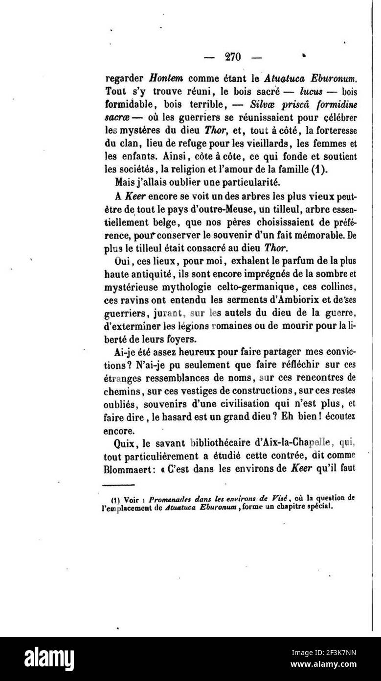 Publications de la société d'archéologie dans le duché de Limbourg vol 001 p 270. Foto Stock