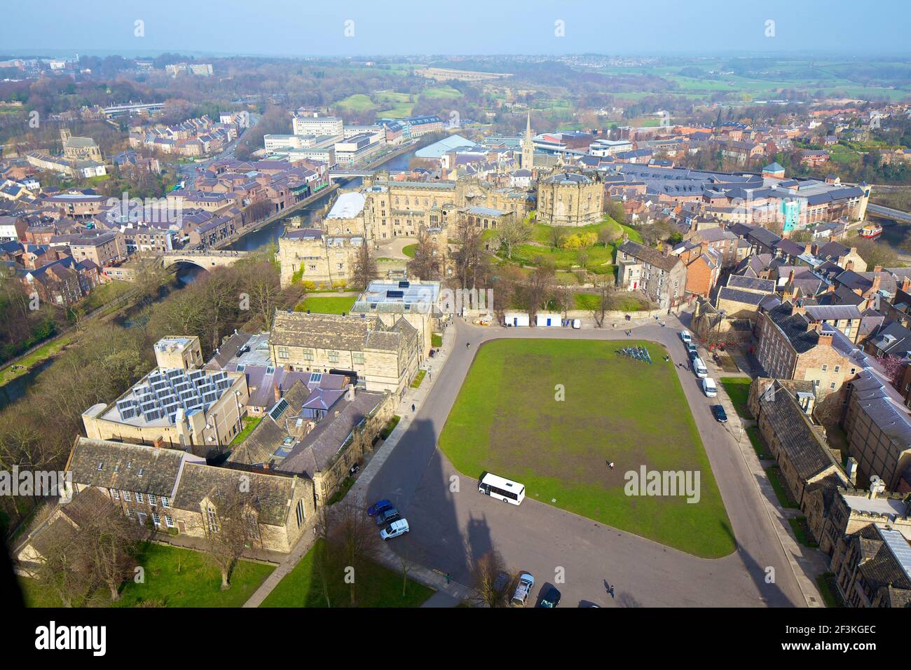 University College, Durham Castle, Durham University, e Palace Green Library, Durham. Il castello di Durham è un progetto di ristrutturazione di 3.6 £milioni di facil Foto Stock