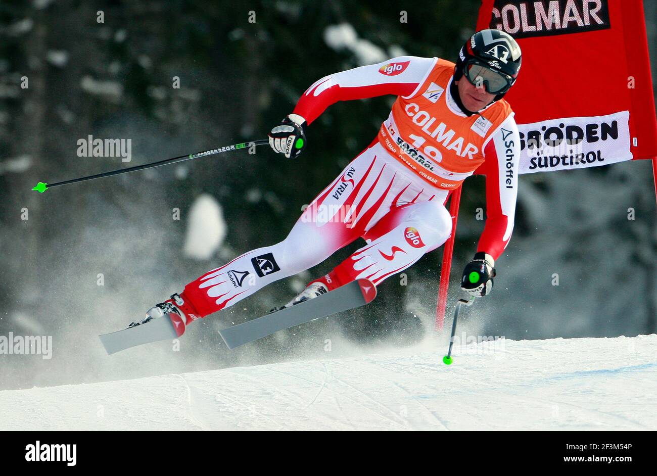 SCI ALPINO - COPPA DEL MONDO 2009/2010 - VAL GARDENA (ITA) - 19/12/2009 - FOTO : GERARD BERTHOUD / DPPIDOWNHILL MEN - MICHAEL WALCHOFER (AUT) Foto Stock