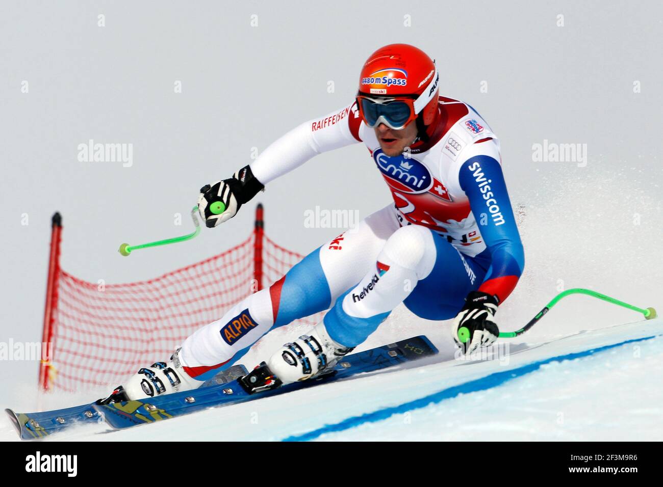 SCI ALPINO - COPPA DEL MONDO 2012-2013 - WENGEN (SUI) - 19/01/2013 - FOTO GERARD BERTHOUD / DPPI - UOMINI IN DISCESA - Patrick KUENG (sui) Foto Stock SCI ALPINO - COPPA DEL MONDO 2012-2013 - WENGEN (SUI) - 19/01/2013 - FOTO GERARD BERTHOUD / DPPI - UOMINI IN DISCESA - Patrick KUENG (sui) Foto Stock
