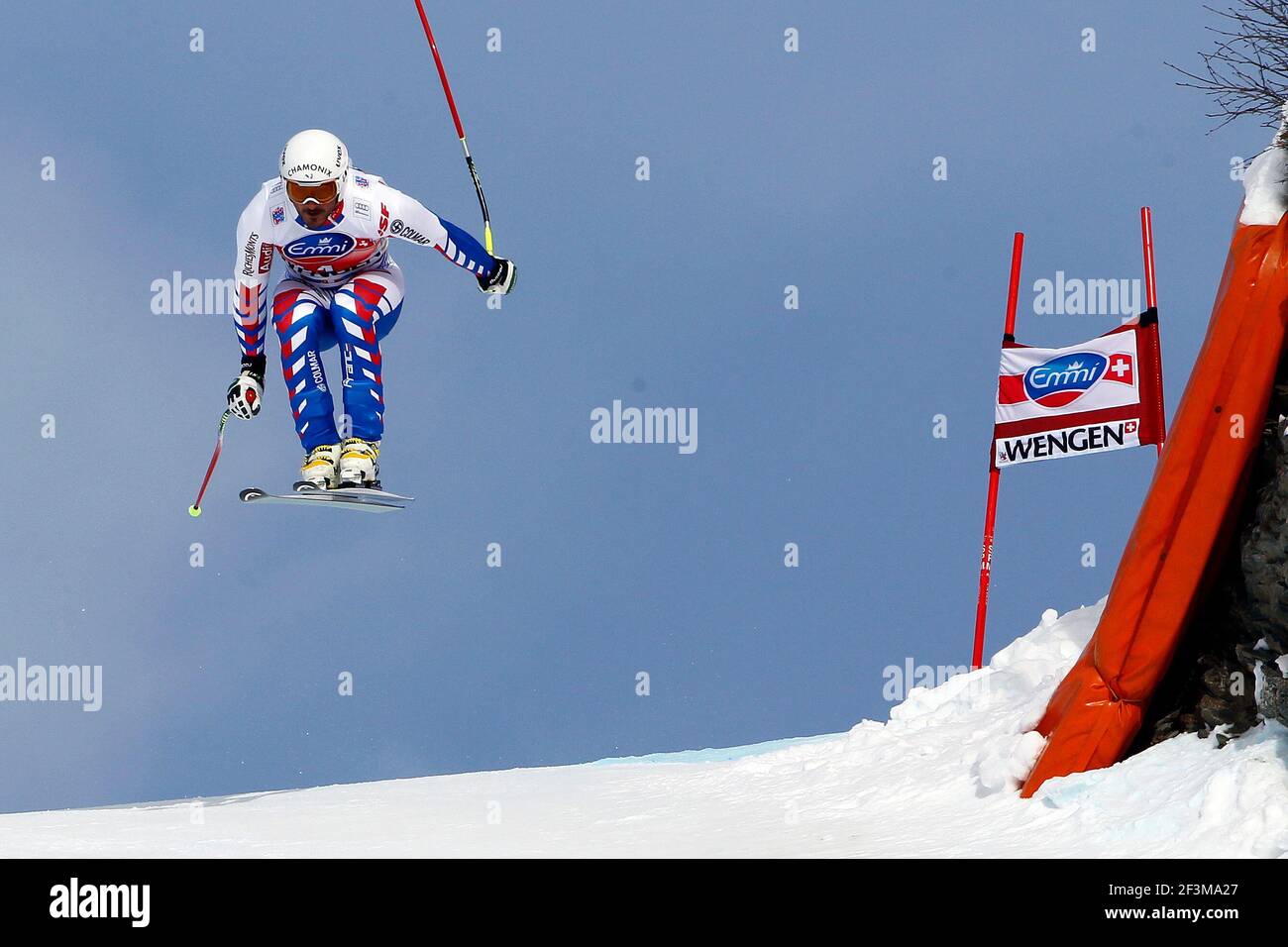 SCI ALPINO - COPPA DEL MONDO 2012-2013 - WENGEN (SUI) - 19/01/2013 - FOTO GERARD BERTHOUD / DPPI - UOMINI IN DISCESA - Guillermo FAYED (fra) Foto Stock SCI ALPINO - COPPA DEL MONDO 2012-2013 - WENGEN (SUI) - 19/01/2013 - FOTO GERARD BERTHOUD / DPPI - UOMINI IN DISCESA - Guillermo FAYED (fra) Foto Stock