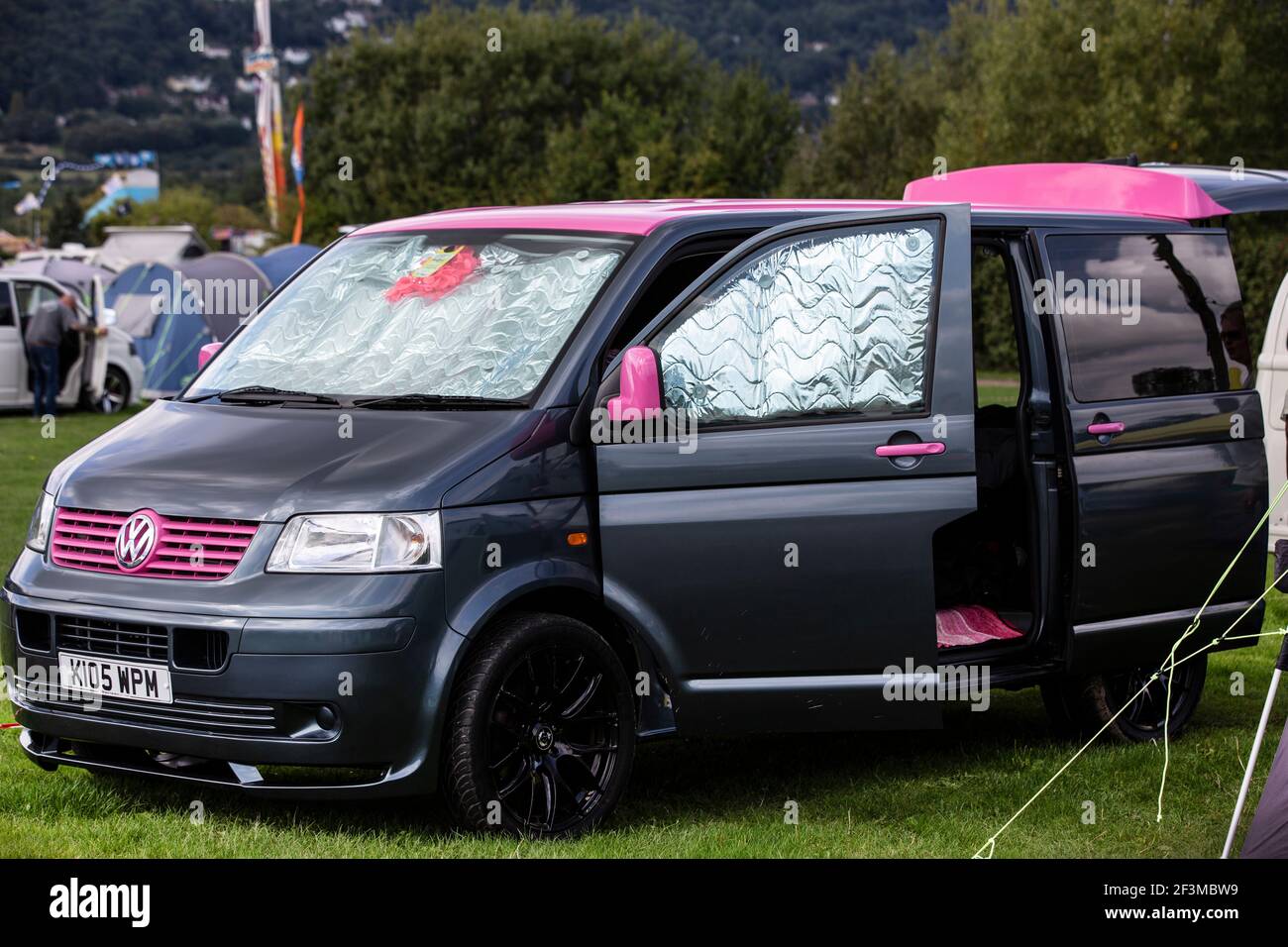 Busfest Vanfest Grande Malvern in Inghilterra Foto Stock