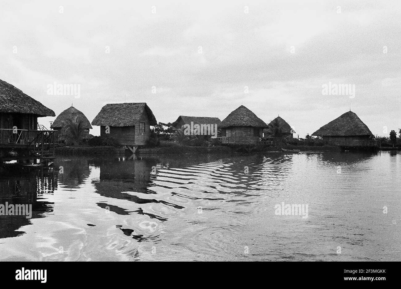 Villaggio indiano di Playa Giron (Baia dei porci), Cuba, Matanzas (Cuba: Provincia), Playa Giron (Cuba), 1963. Dalla collezione di fotografie Deena Stryker. () Foto Stock