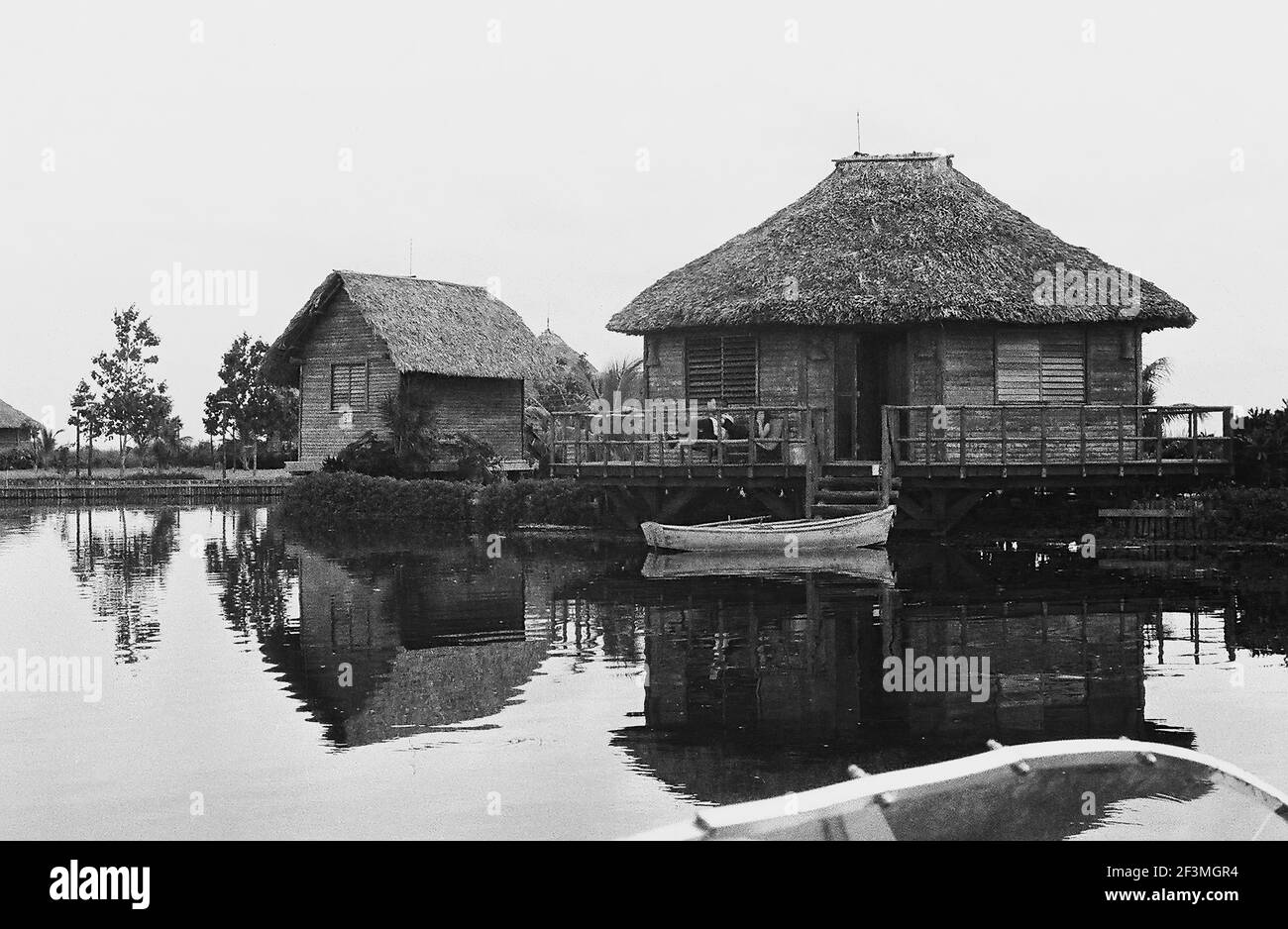 Villaggio indiano di Playa Giron (Baia dei porci), Cuba, Matanzas (Cuba: Provincia), Playa Giron (Cuba), 1963. Dalla collezione di fotografie Deena Stryker. () Foto Stock