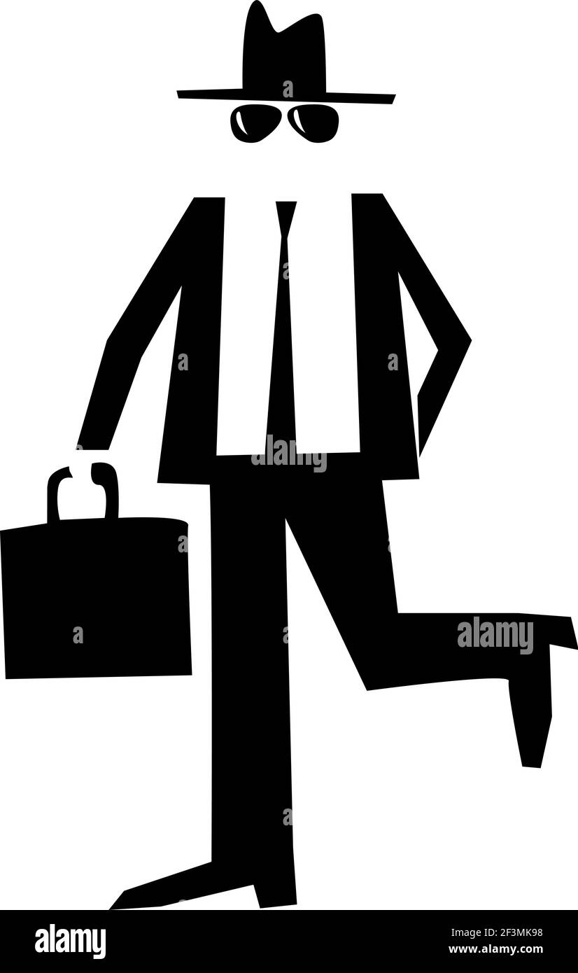 Illustrazione vettoriale di divertenti personaggi cartoni animati Illustrazione Vettoriale