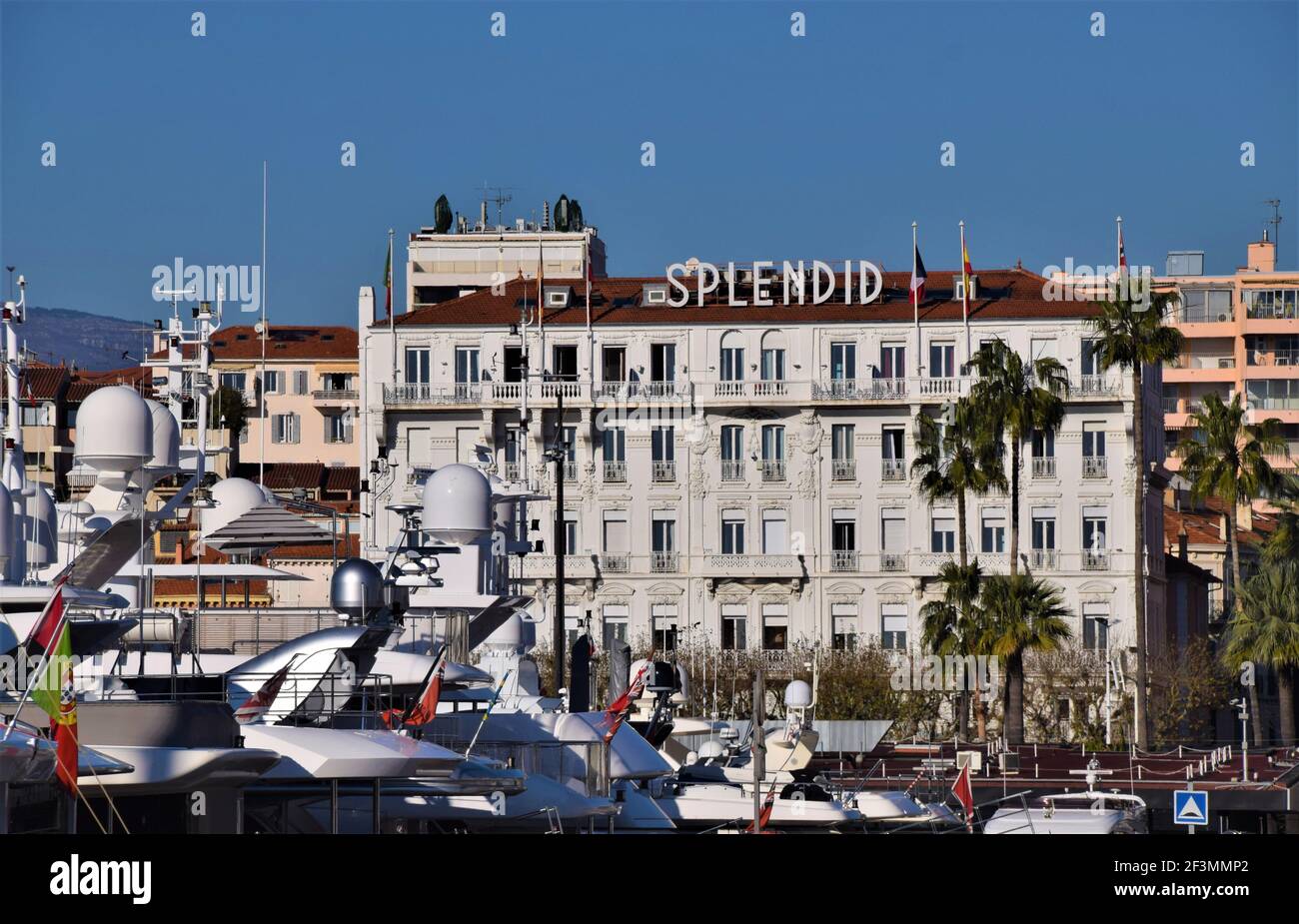 Hotel Splendid, Cannes, Francia meridionale Foto Stock