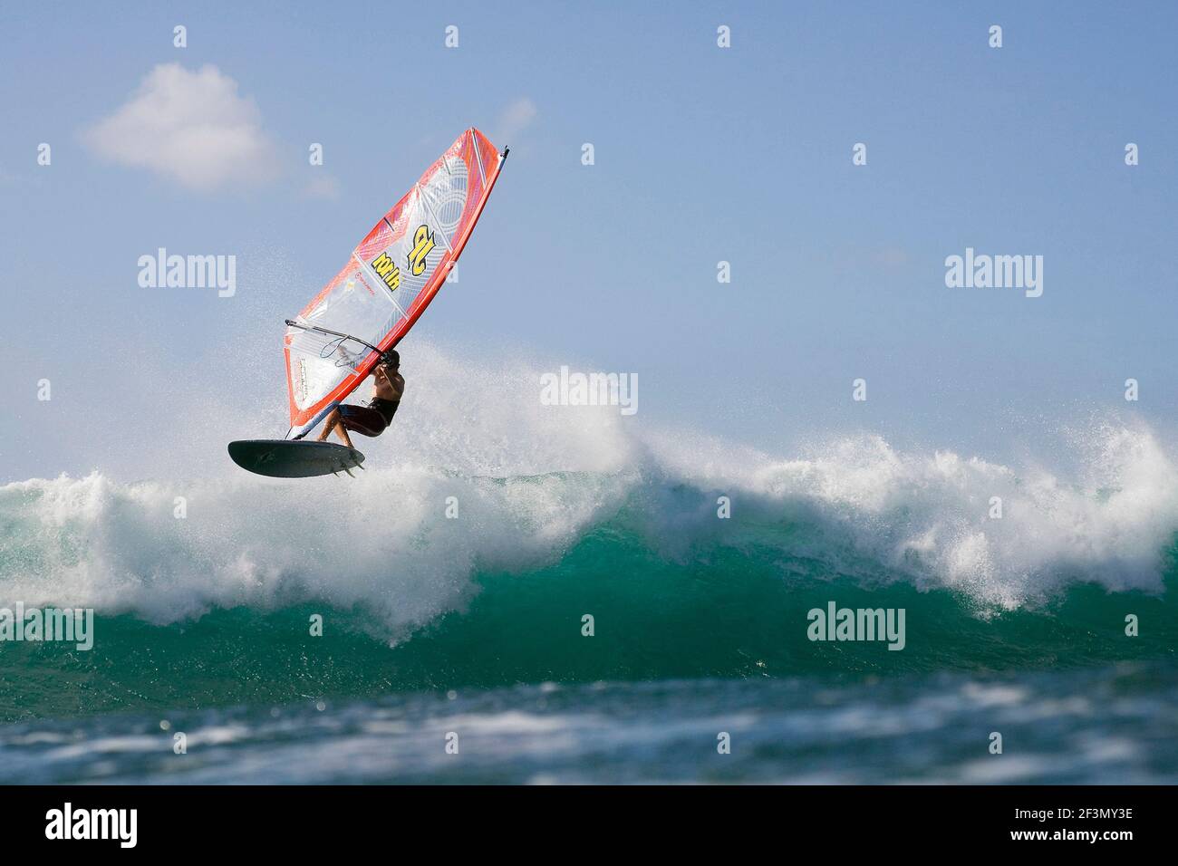 WINDSURF - ILLUSTRAZIONE - 29/05/2011 - FOTO : MAXIME HOUYVET / DPPI - MORGAN NOIREAUX (FRA) - CONTATTACI PER USO COMMERCIALE - Foto Stock