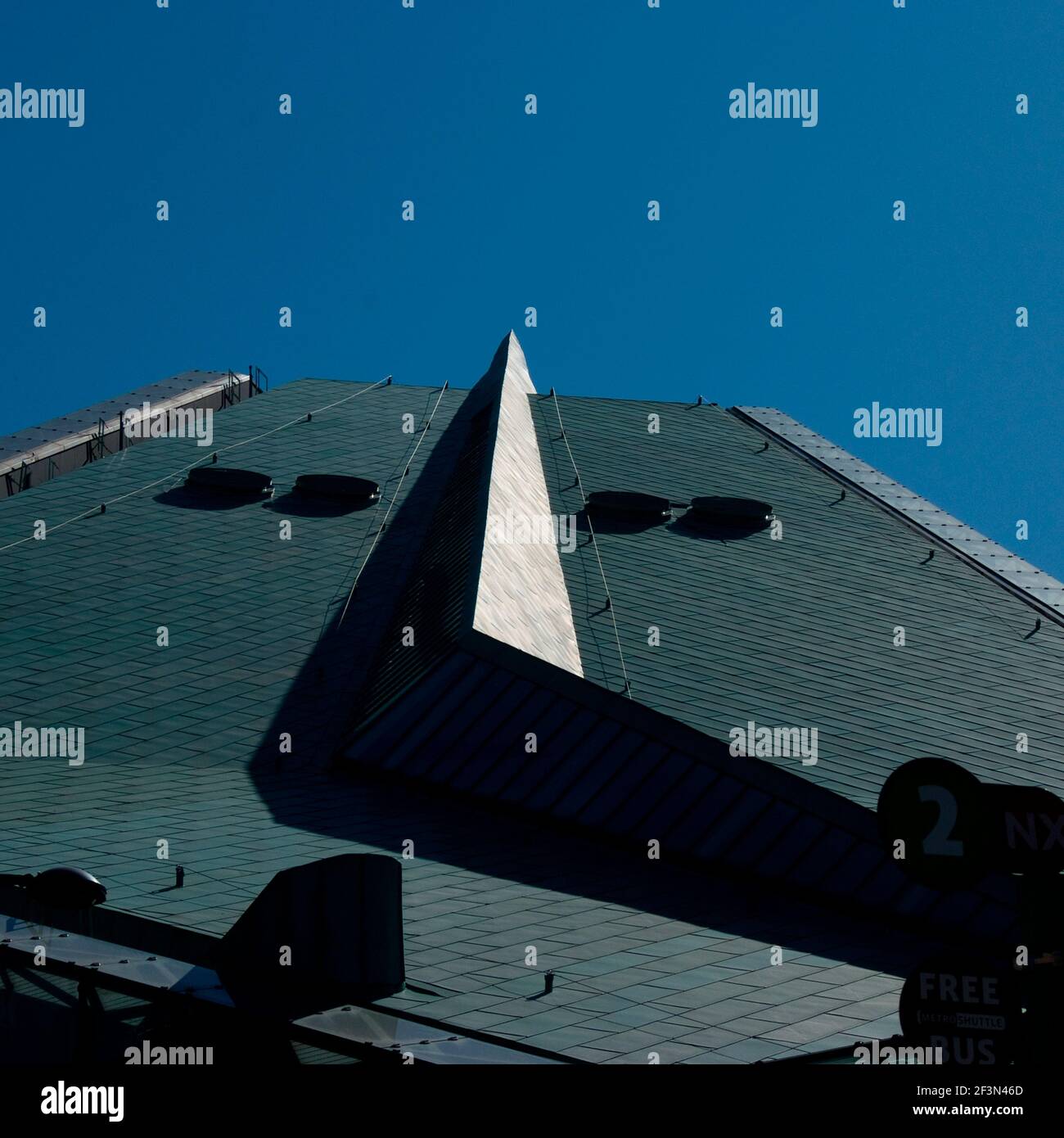 Dettaglio: Urbis Manchester | architetto: Ian Simpson | progettista di grafici: Ian Simpson Architects Foto Stock