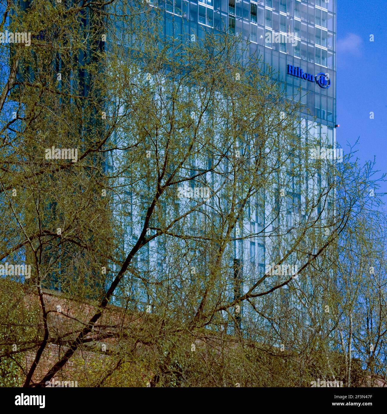 The Beetham Tower Manchester - Manchester Hilton | Architect: Ian Simpson | Designer: Ian Simpson Architects Foto Stock