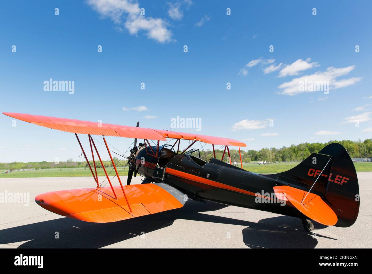 Canada, Ontario, Ottawa, Waco 1939 biplano Foto Stock