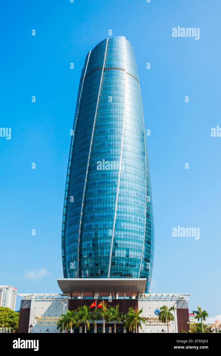 DA NANG, VIETNAM - MARZO 18, 2018: Danang Administration Center di Da Nang city in Vietnam Foto Stock
