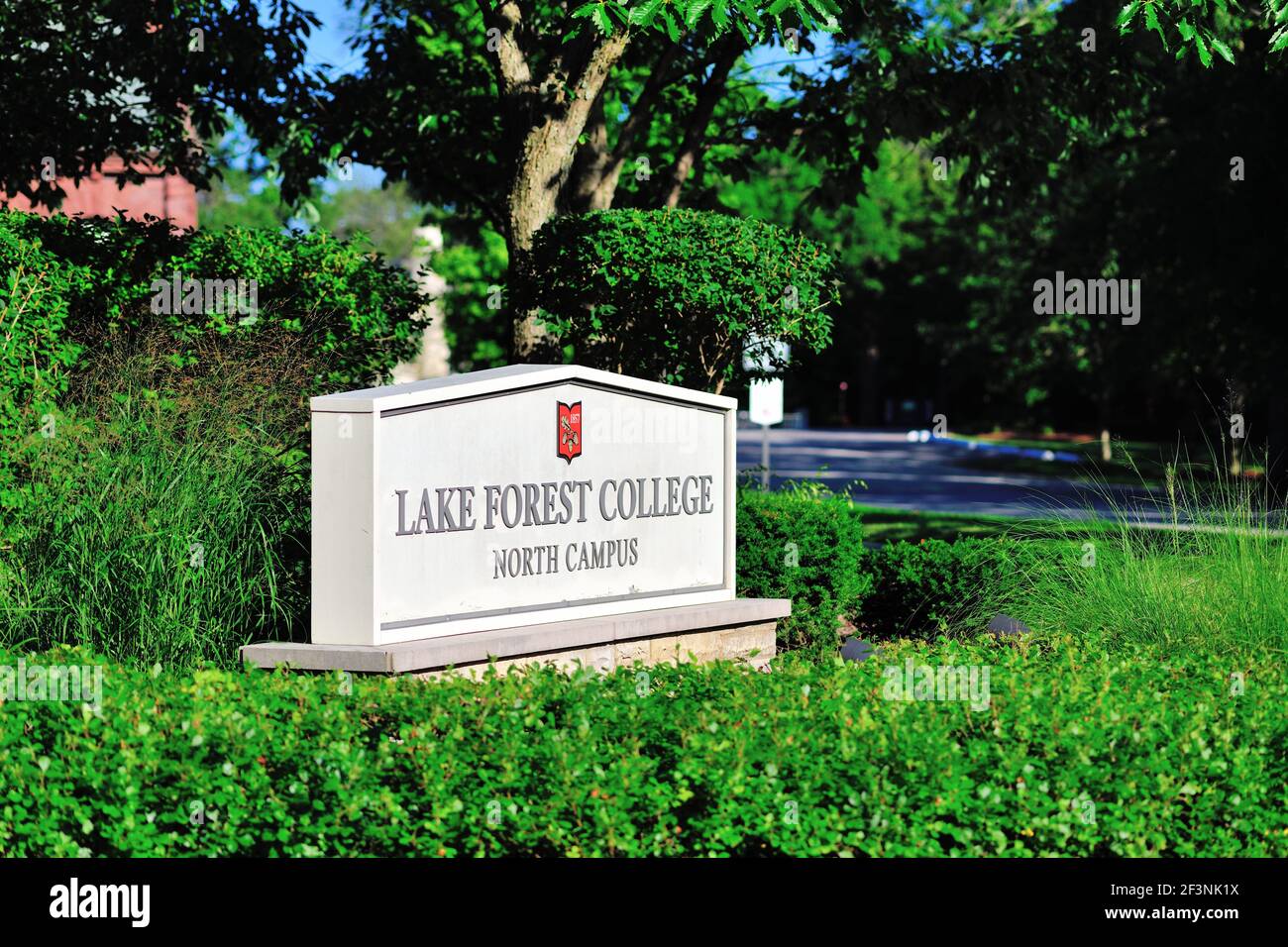 Lake Forest College in Lake Forest, Illinois. La scuola è a quattro anni coeducational private arti liberali college fondato nel 1857 come Lind università. Foto Stock