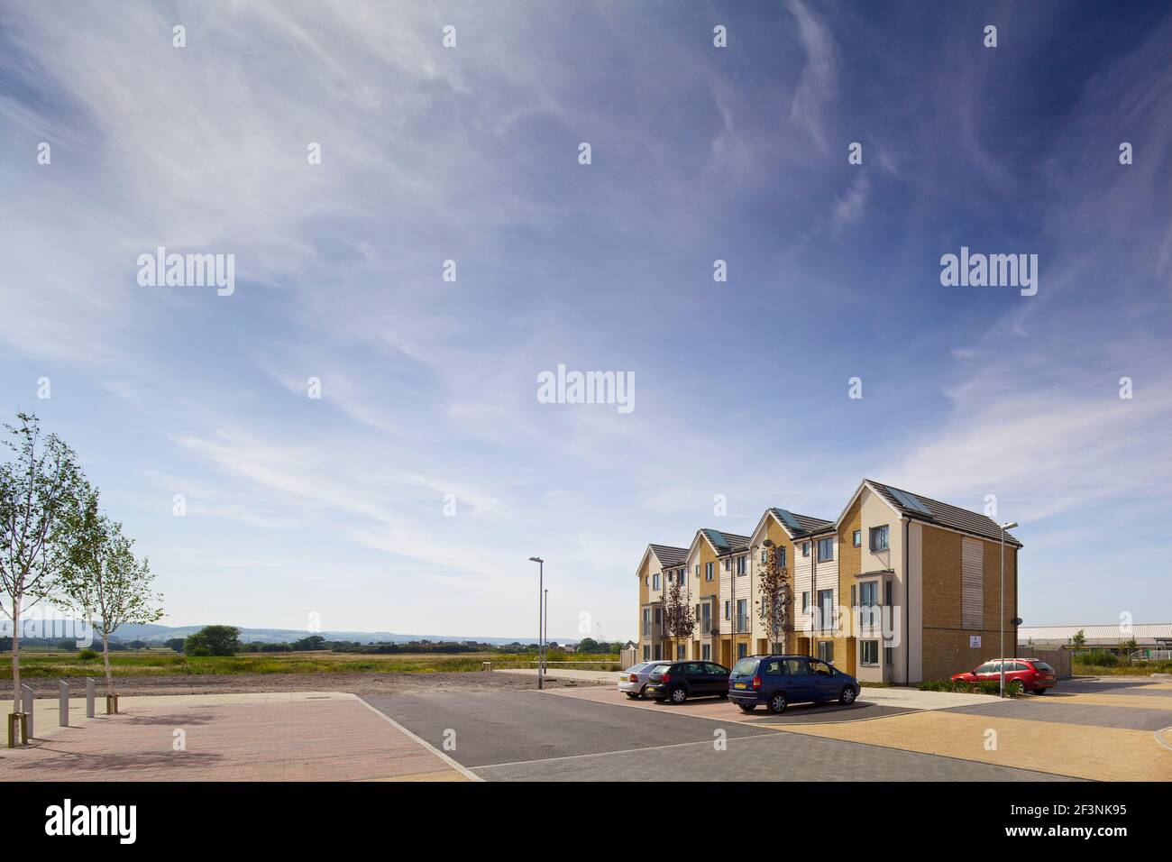 Stockmoor Village, Bridgwater di Henry Davidson Developments Ltd. Foto Stock