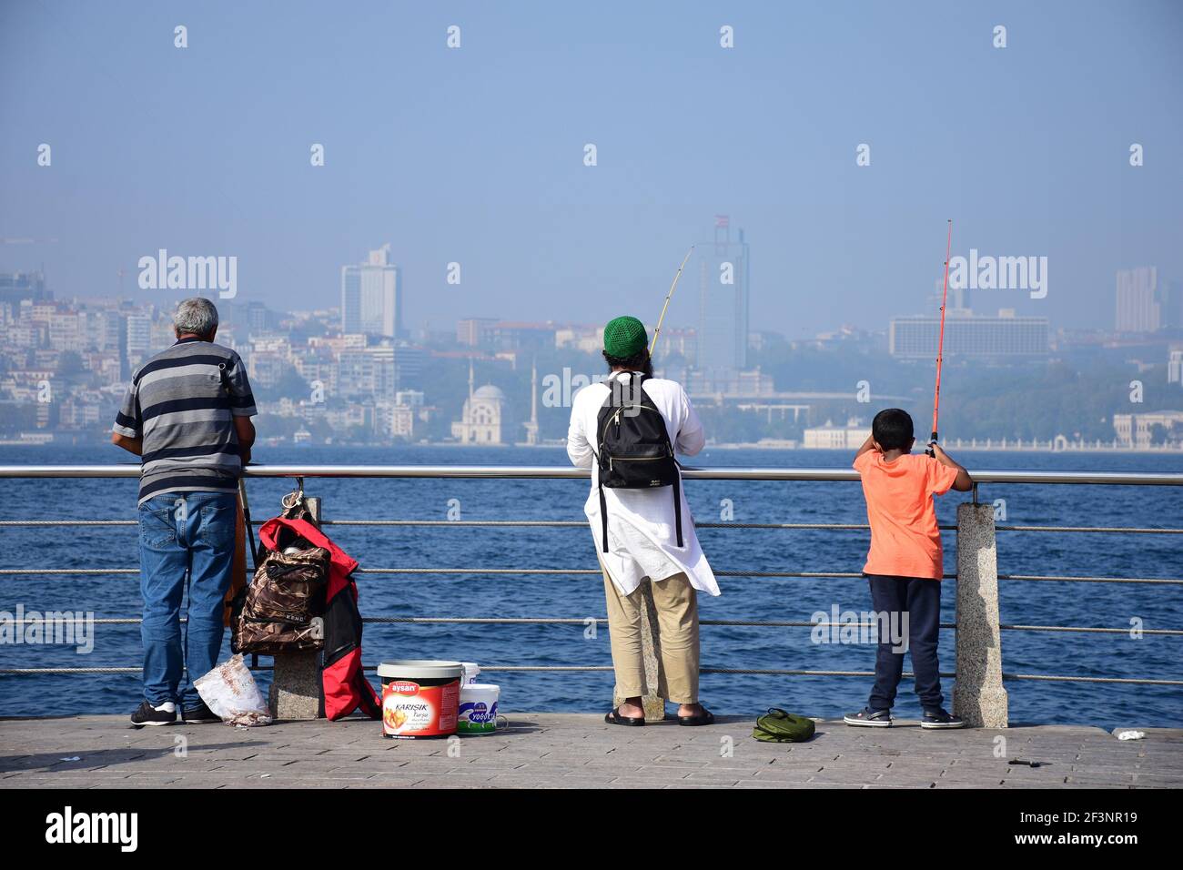 Vita quotidiana a Istanbul Foto Stock