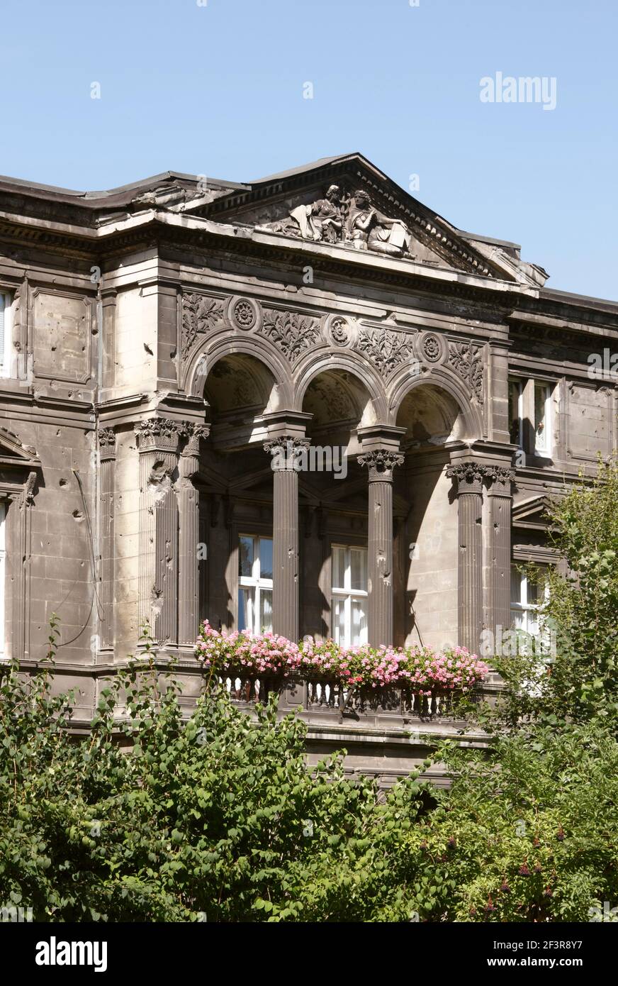 Villa Gustav Lohmann, 1865 erbaut, Witten, Ruhrstrasse Foto Stock