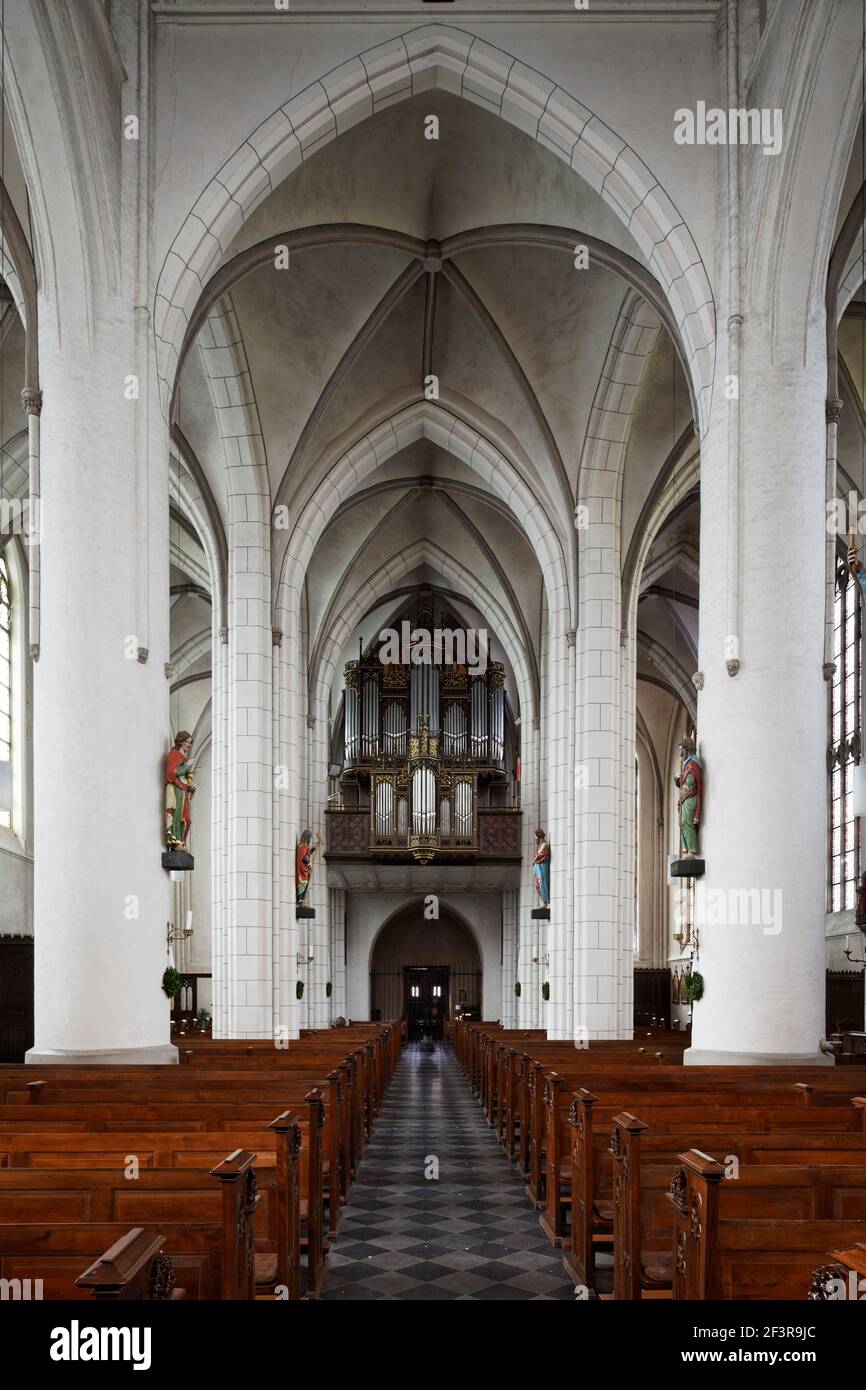 Blick nach Westen, Straelen, San Pietro e Paolo Foto Stock