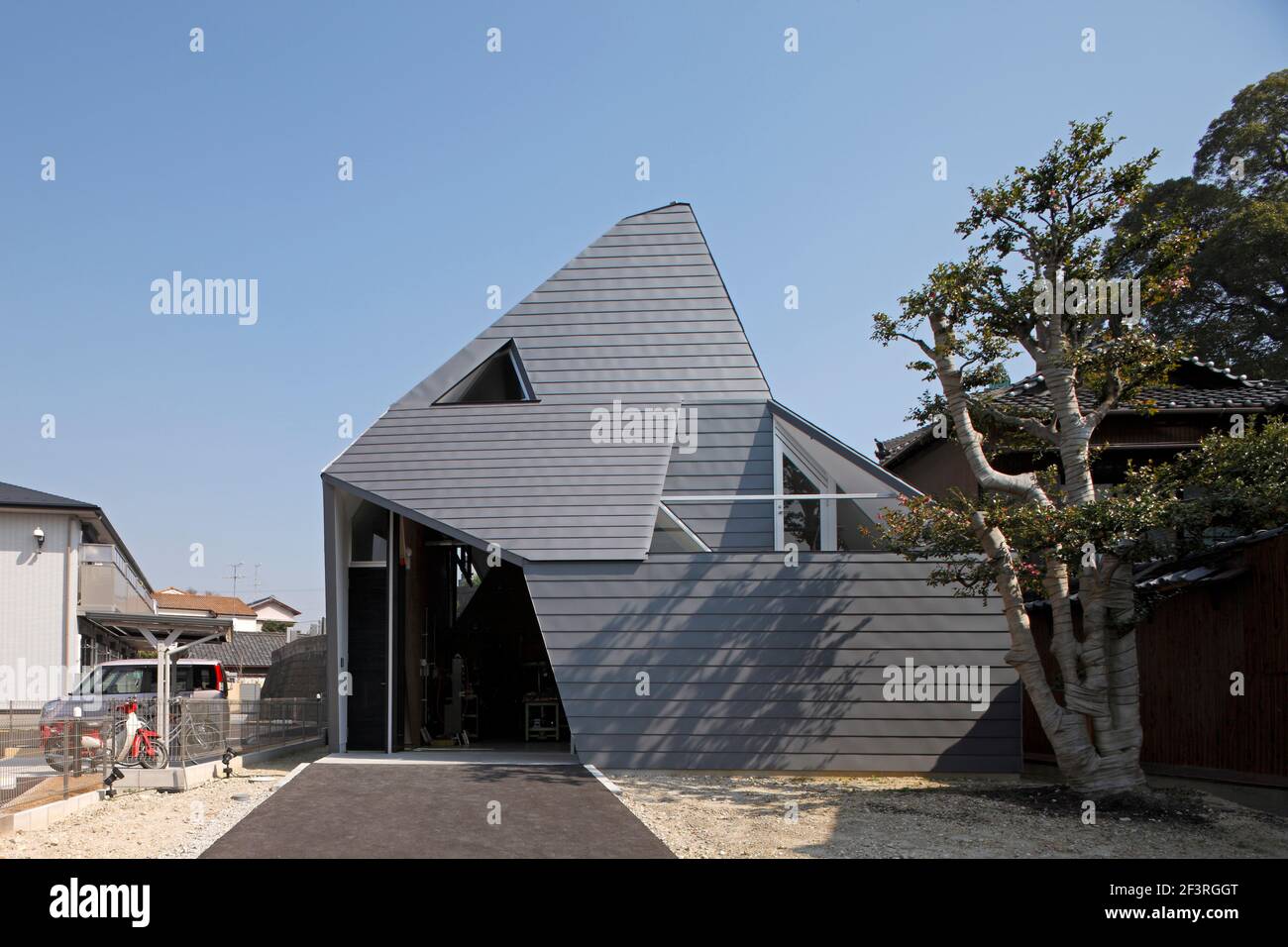 FUKUSHIMA MODELLO FABBRICA, fabbrica, vista della façade orientale Foto Stock