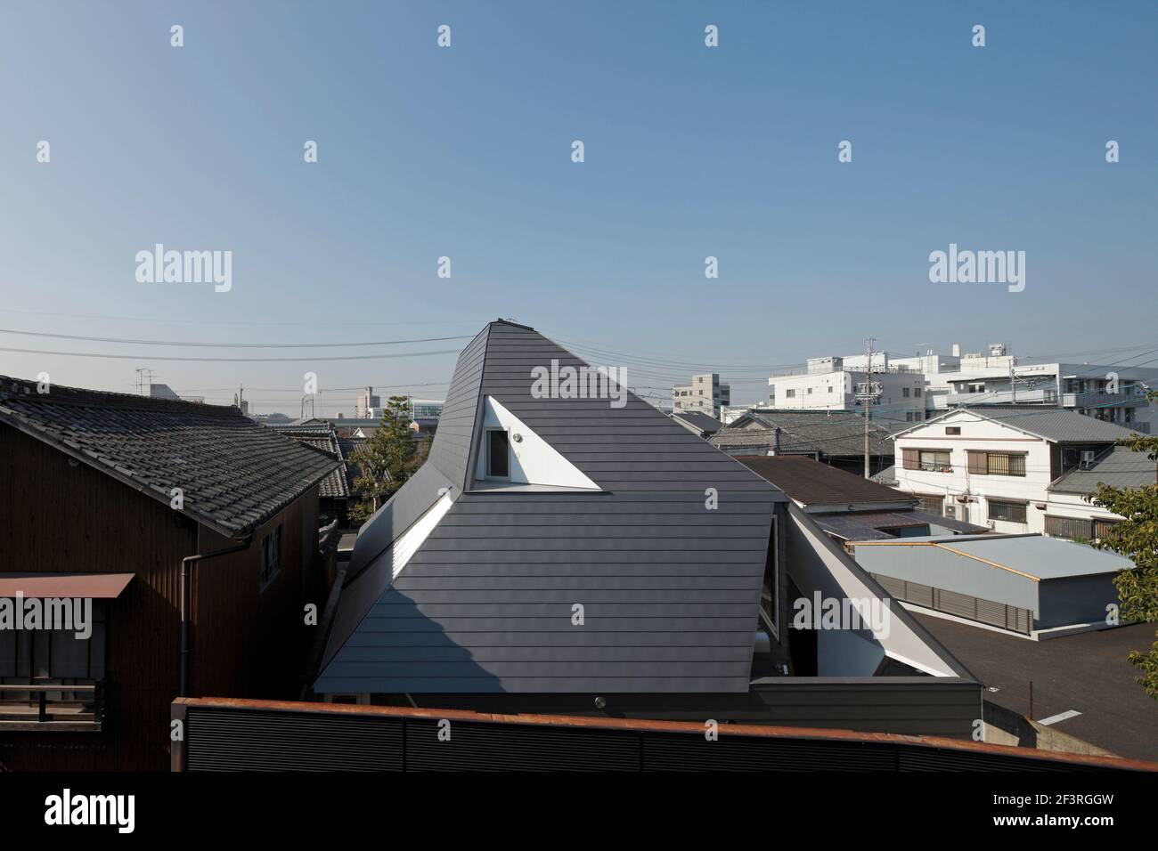 FUKUSHIMA MODELLO FABBRICA, fabbrica, vista aerea da est Foto Stock