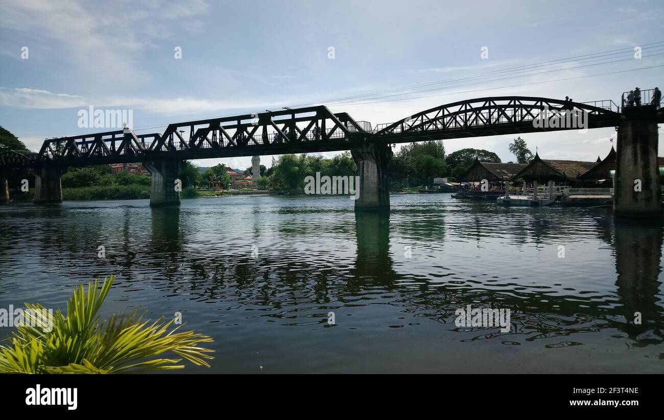 Ponte sul Fiume Kwai Foto Stock