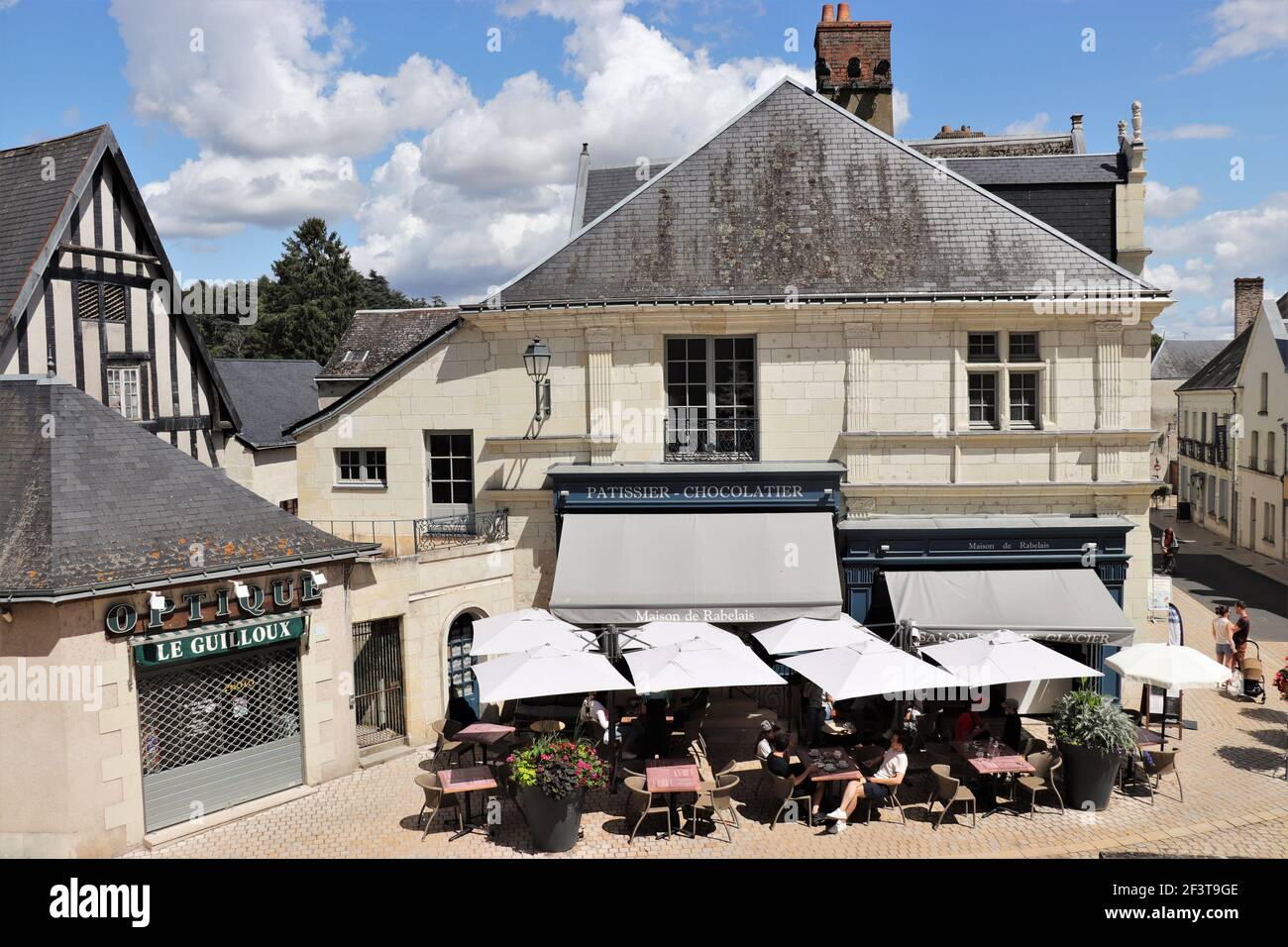 Patisserie francese, Valle della Loira, Francia Foto Stock