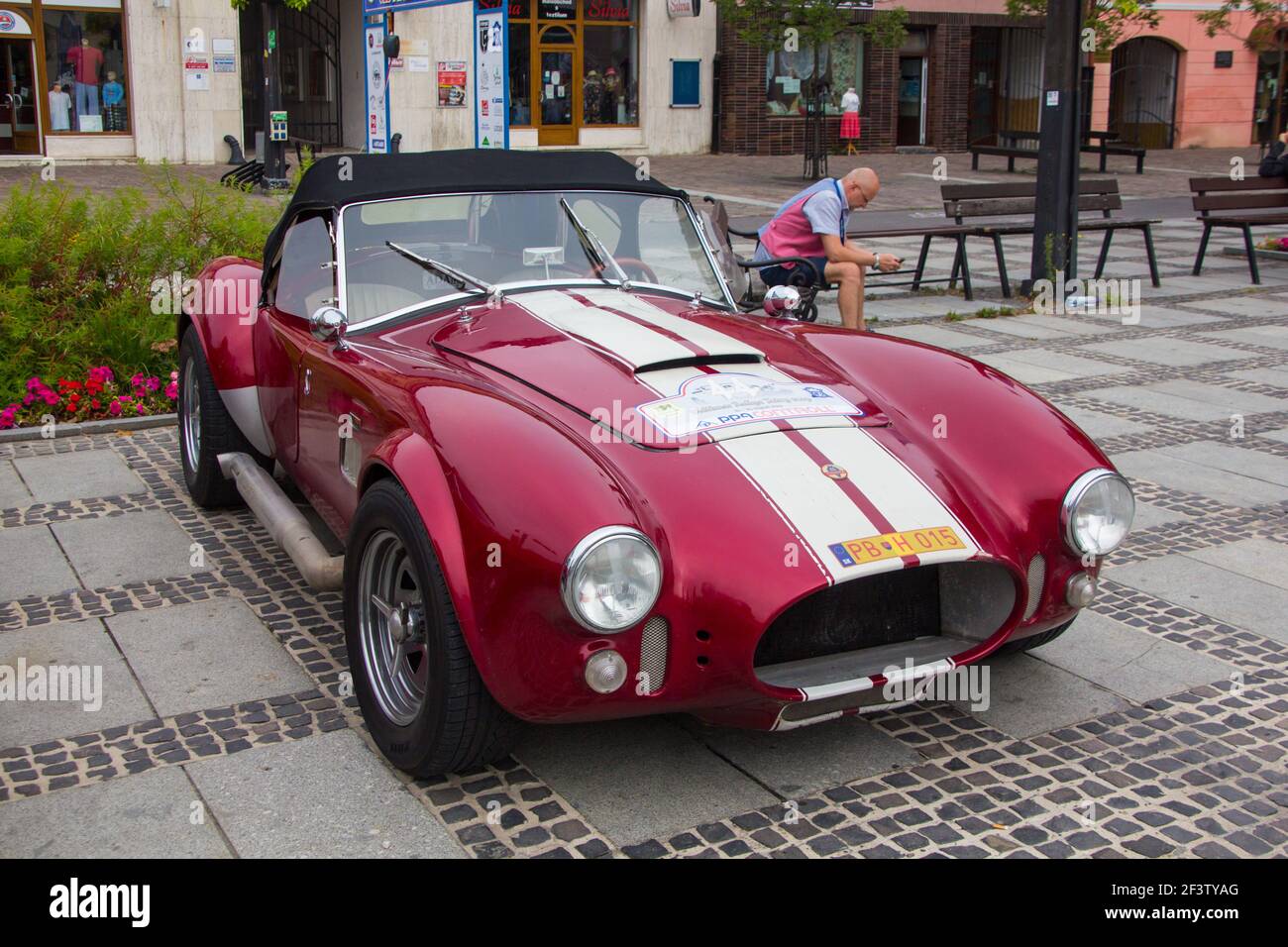 Cobra Shelby 1968 a Oldtimer Rallye Tatry, auto classica incontro Foto Stock