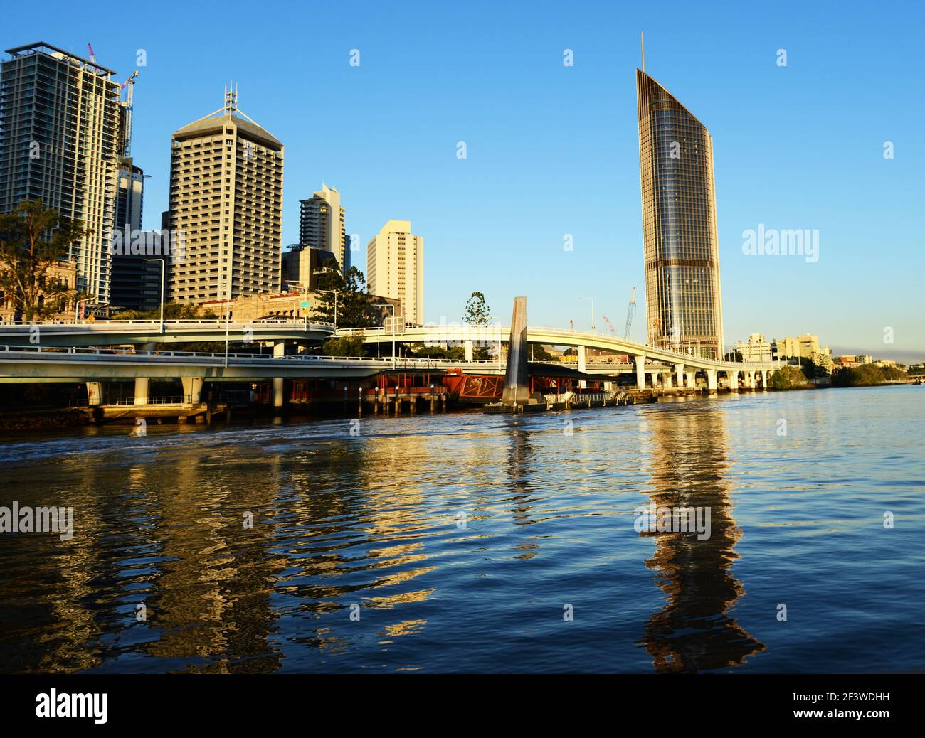 Il 1 grattacielo di William Street a Brisbane, Queensland, Australia. Foto Stock