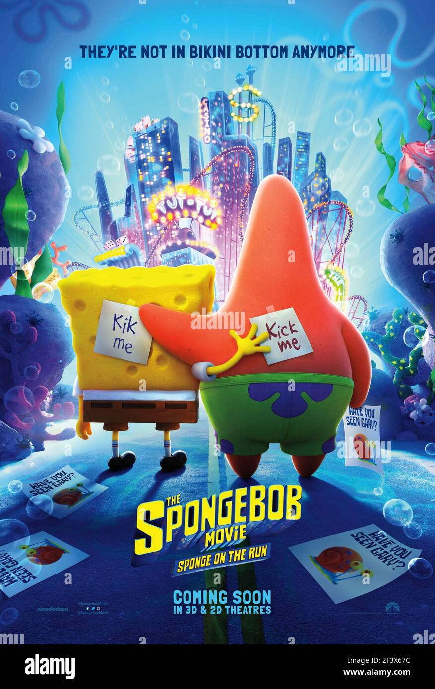 SPONGEBOB FILM, THE: SPONGE ON THE RUN (2020), DIRETTO DA TIM HILL. Credit: Paramount Animation / Nickelodeon Movies / Netfilx / Album Foto Stock