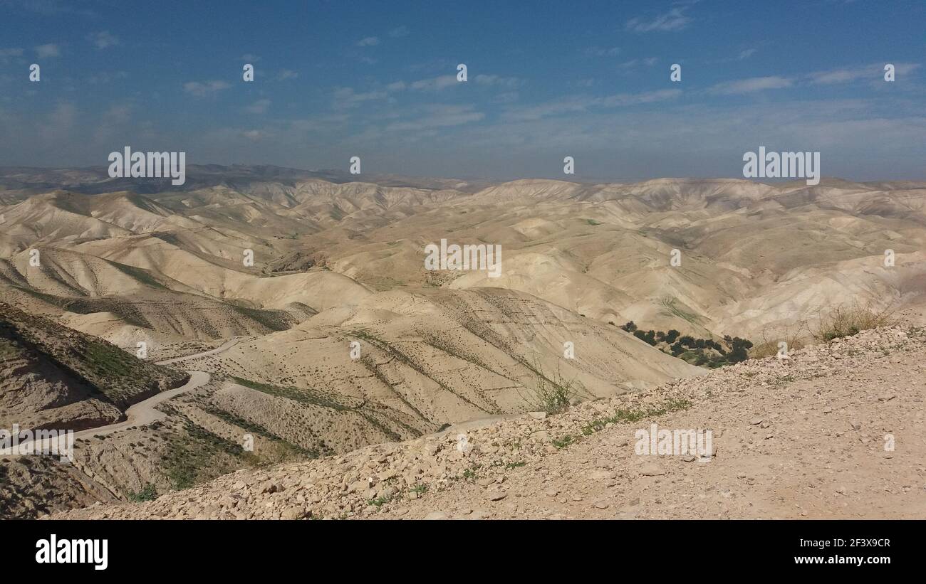 La Terre Sainte en route vers Nazareth.Israel.Janvier 2020. Foto Stock