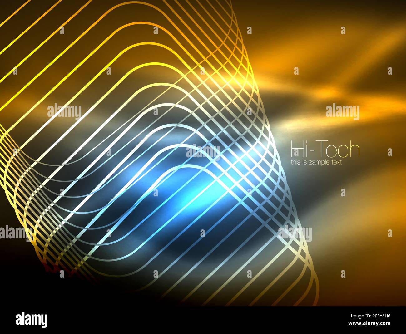 Il Neon incandescente piazze di contorno nel buio. Il Neon incandescente piazze di contorno nel buio, luce brillante effetto magico, geometrico modello minimo. Illustrazione Vettoriale Illustrazione Vettoriale