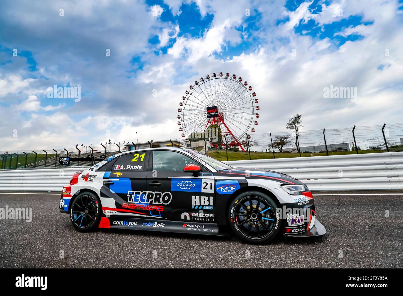 21 PANIS Aurelien, (fra), Audi RS3 LMS TCR team Comtoyou Racing, azione durante la Coppa del mondo 2018 FIA WTCR Touring Car del Giappone, a Suzuka dal 26 al 28 ottobre - Foto Clement Marin / DPPI Foto Stock