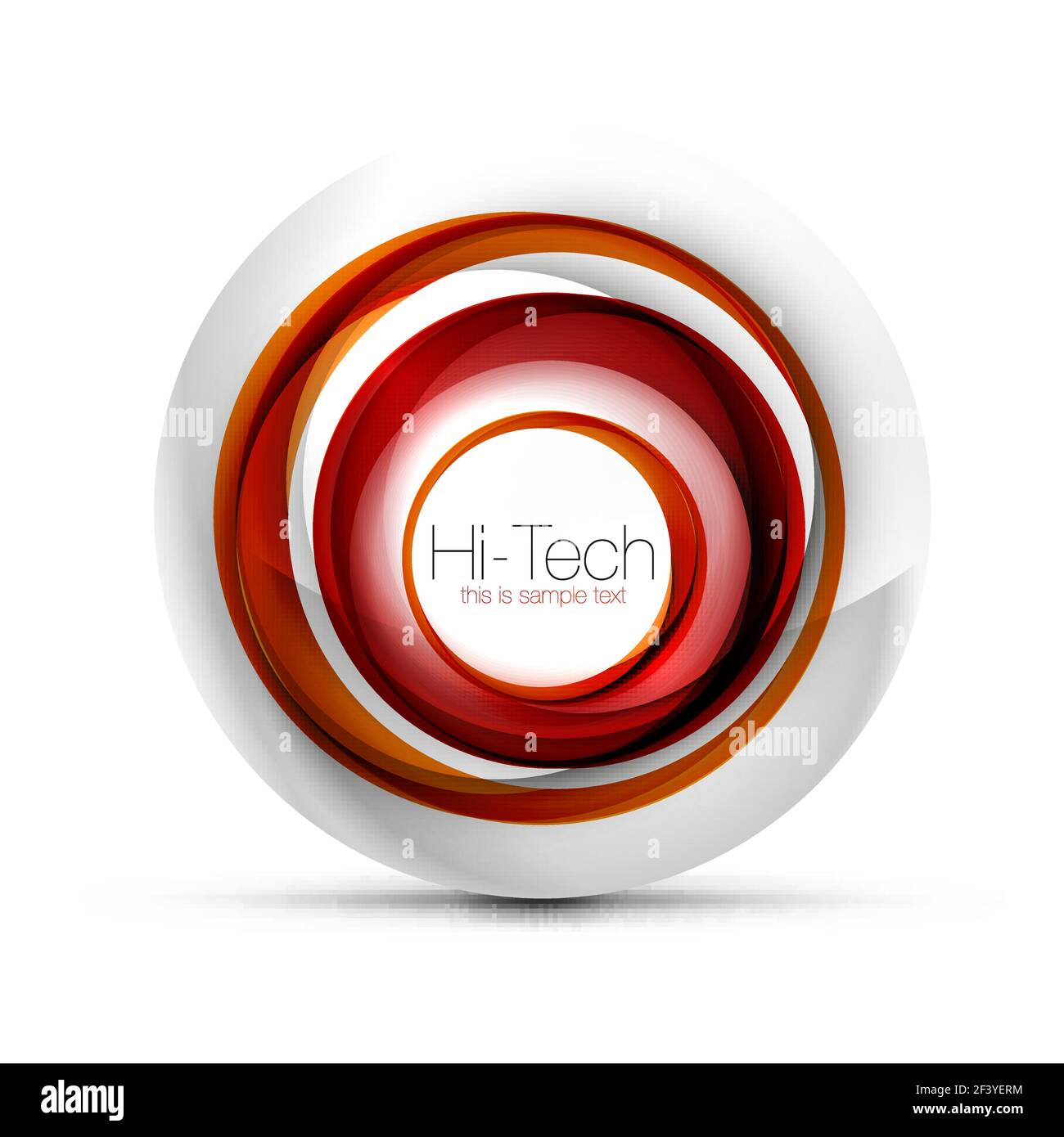 Digital sfera techno banner web, pulsante o icona con testo. Lucidi a colori di turbolenza cerchio astratto, design hi-tech simbolo futuristico con anelli di colore grigio e l'elemento metallico. Digital sfera techno banner web, pulsante o icona con testo. Lucidi a colori di turbolenza cerchio astratto, design hi-tech simbolo futuristico con anelli di colore grigio e l'elemento metallico. Illustrazione Vettoriale Illustrazione Vettoriale