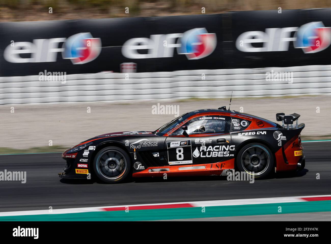 08 CONSANI Robert (fra), LARICHE Benjamin (fra), Ginetta G55 GT4 team Speed Car, azione nel corso del 2018 FFSA GT circuito campionato francese, a Barcelone, in spagnolo dal 28 al 30 settembre - Foto: Xavi Bonilla/DPPI Foto Stock