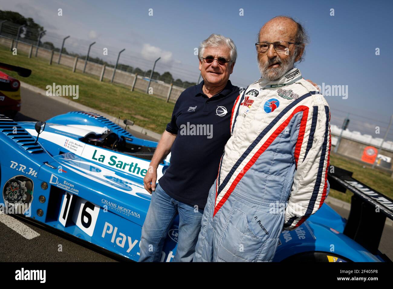 Jacques Nicolet e Henri Pescarolo durante la le Mans Classic 2018, Francia dal 6 all'8 luglio, a le Mans - Foto Francois Flamand/DPPI Foto Stock