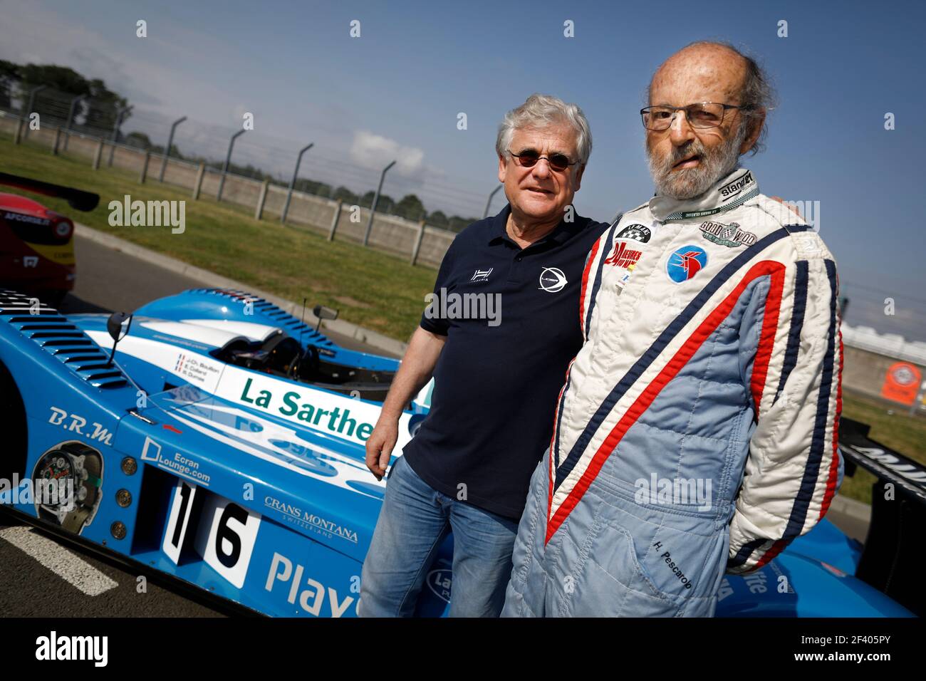 Jacques Nicolet e Henri Pescarolo durante la le Mans Classic 2018, Francia dal 6 all'8 luglio, a le Mans - Foto Francois Flamand/DPPI Foto Stock