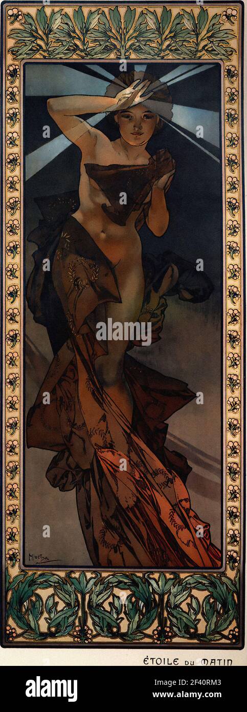 Alfons Mucha - Stella del mattino 1902 Foto Stock